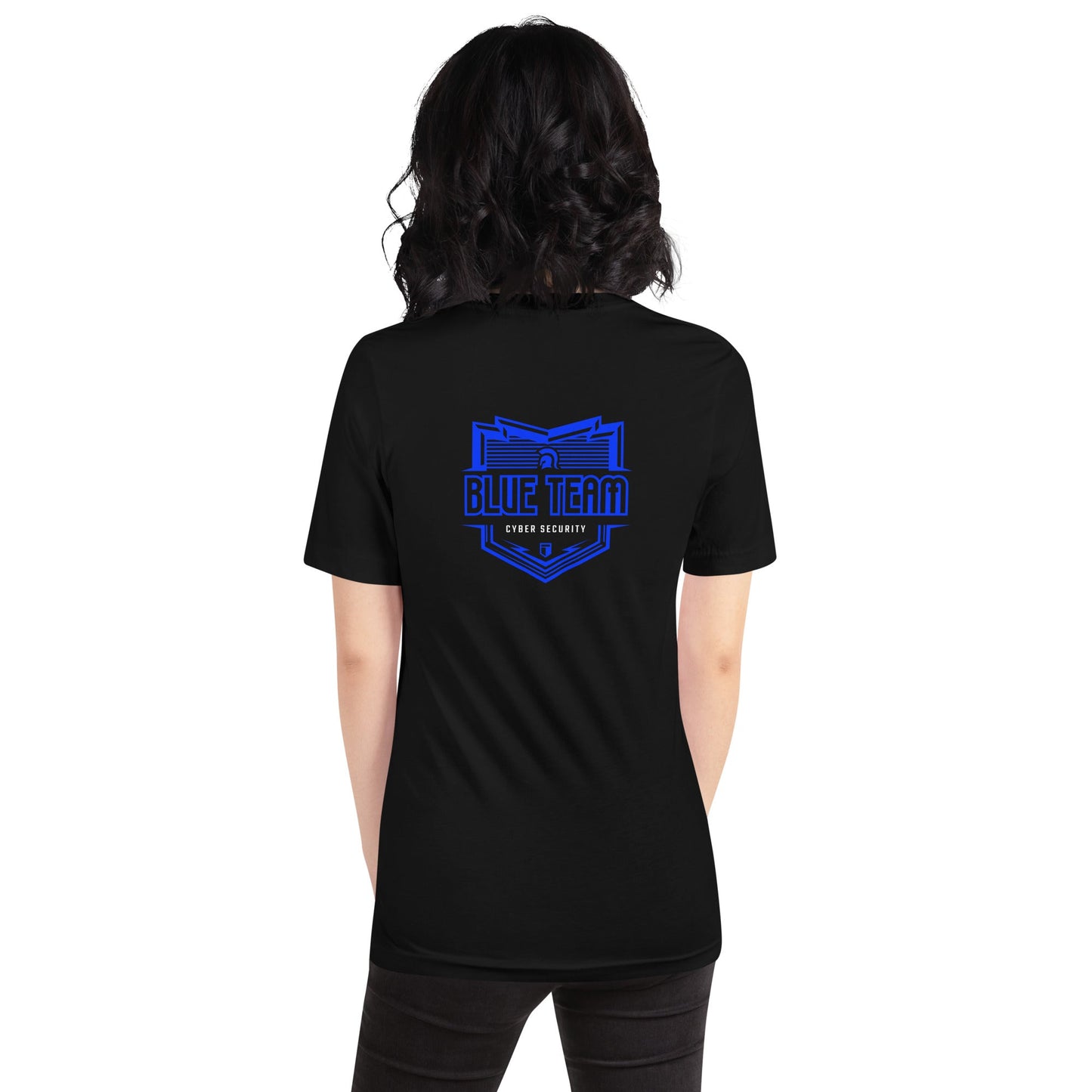Cyber Security Blue Team 16 - Unisex t-shirt ( Back Print ) by DarkByteGear