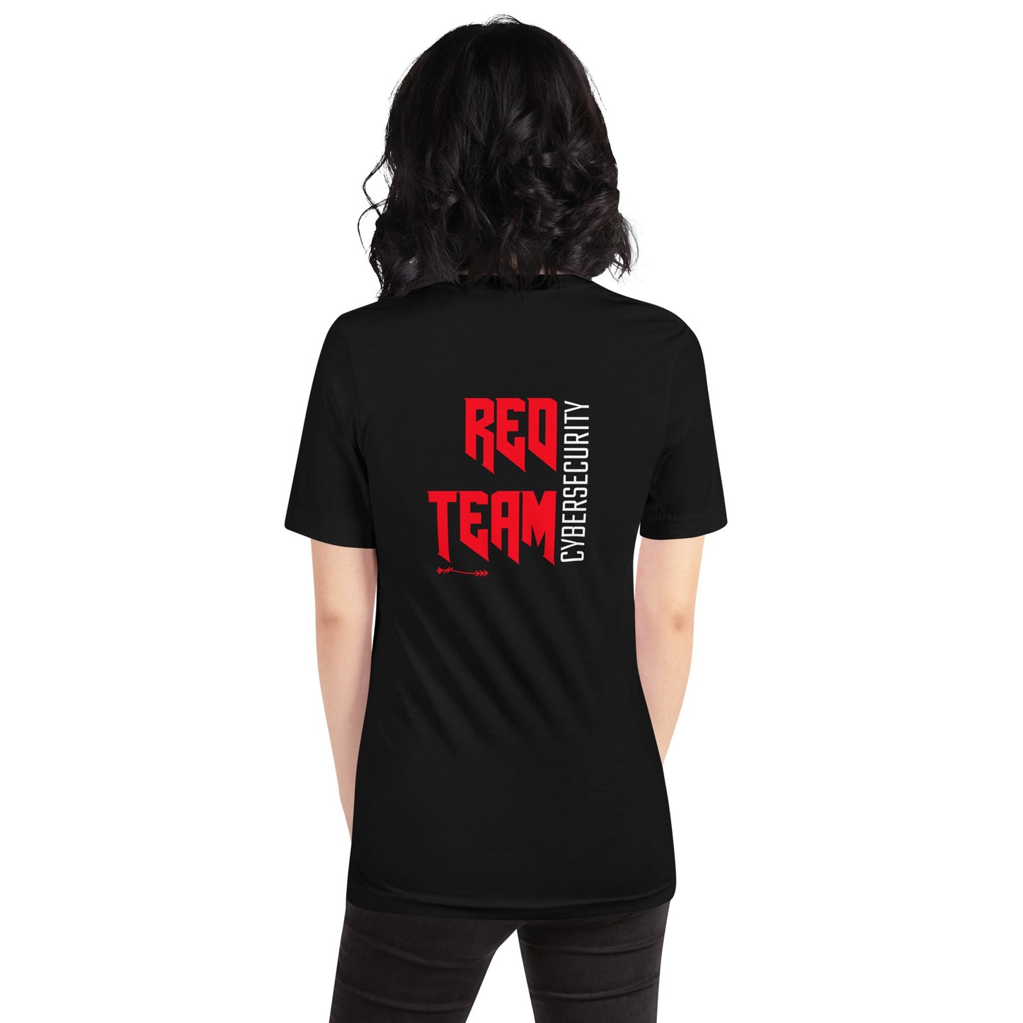 Cyber Security Red Team V9 - Unisex t-shirt ( Back Print ) by DarkByteGear