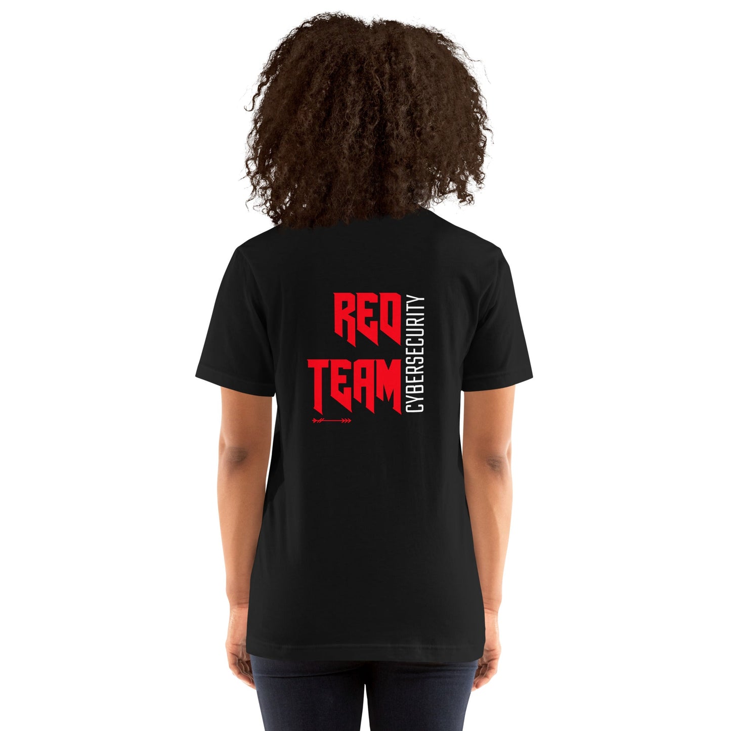 Cyber Security Red Team V9 - Unisex t-shirt ( Back Print ) by DarkByteGear