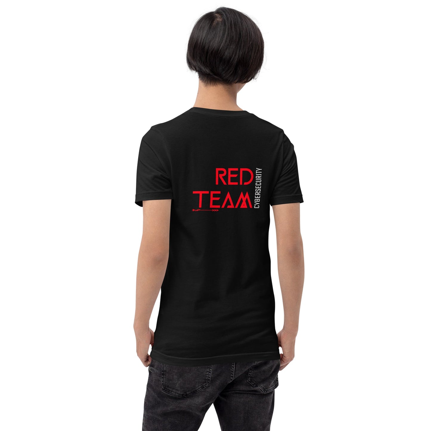 Cyber Security Red Team V4 - Unisex t-shirt ( Back Print ) by DarkByteGear