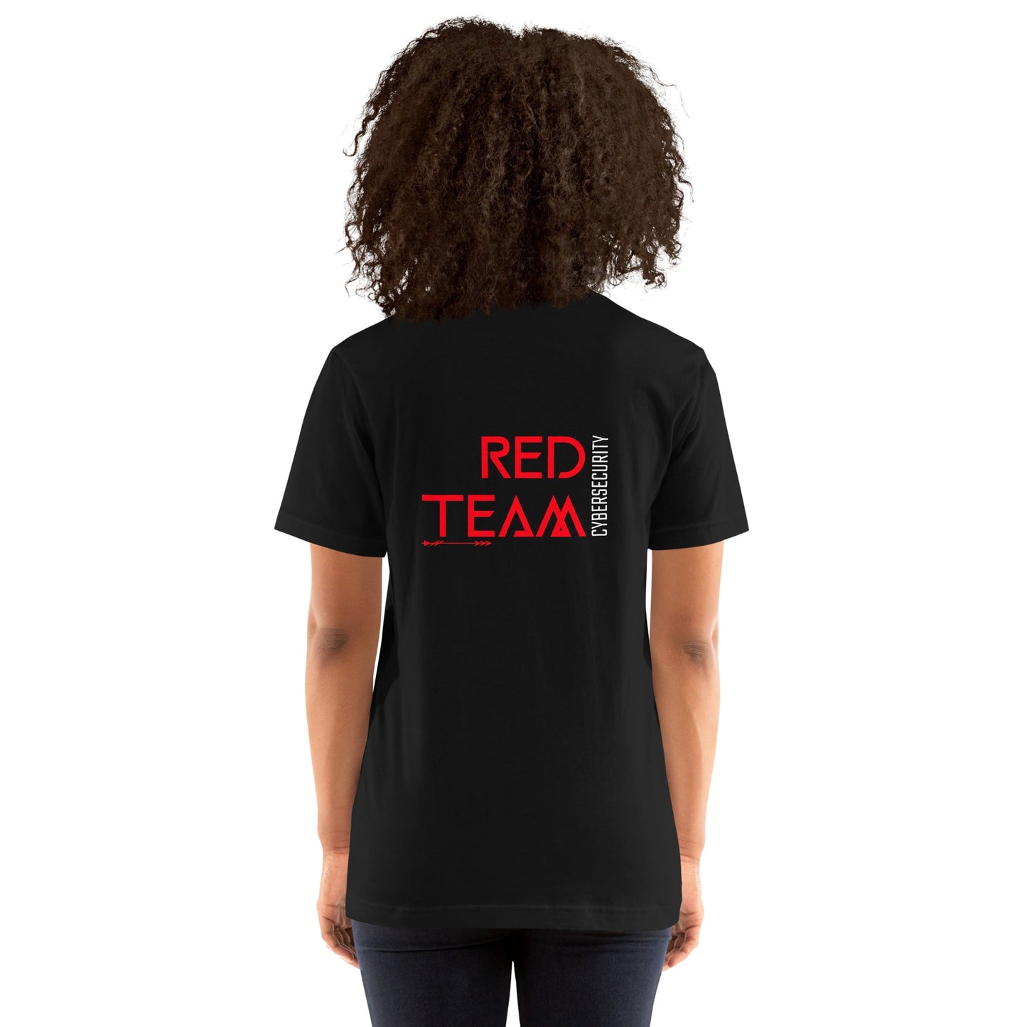 Cyber Security Red Team V4 - Unisex t-shirt ( Back Print ) by DarkByteGear