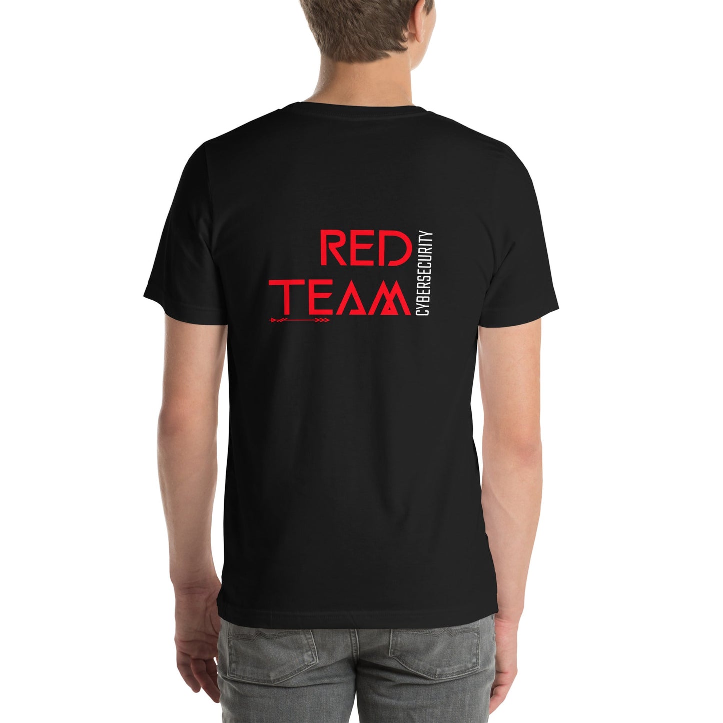 Cyber Security Red Team V4 - Unisex t-shirt ( Back Print ) by DarkByteGear