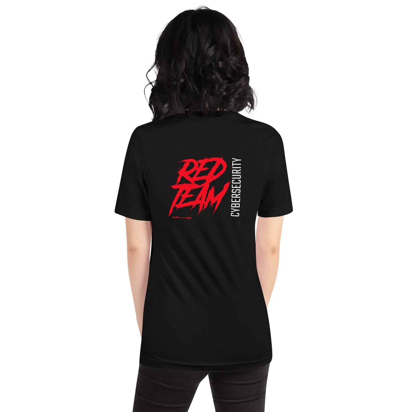 Cyber Security Red Team V6 - Unisex t-shirt ( Back Print ) by DarkByteGear