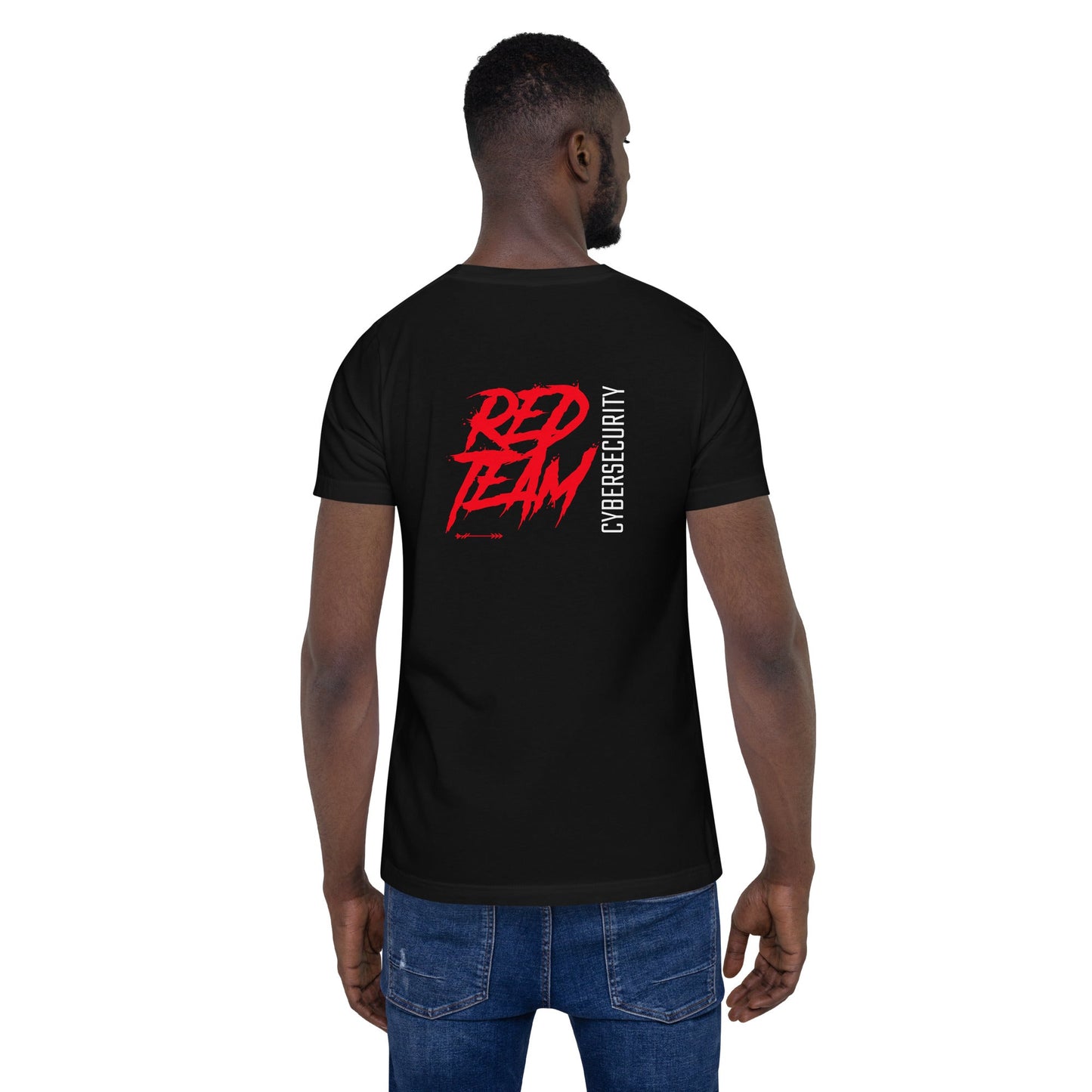 Cyber Security Red Team V6 - Unisex t-shirt ( Back Print ) by DarkByteGear