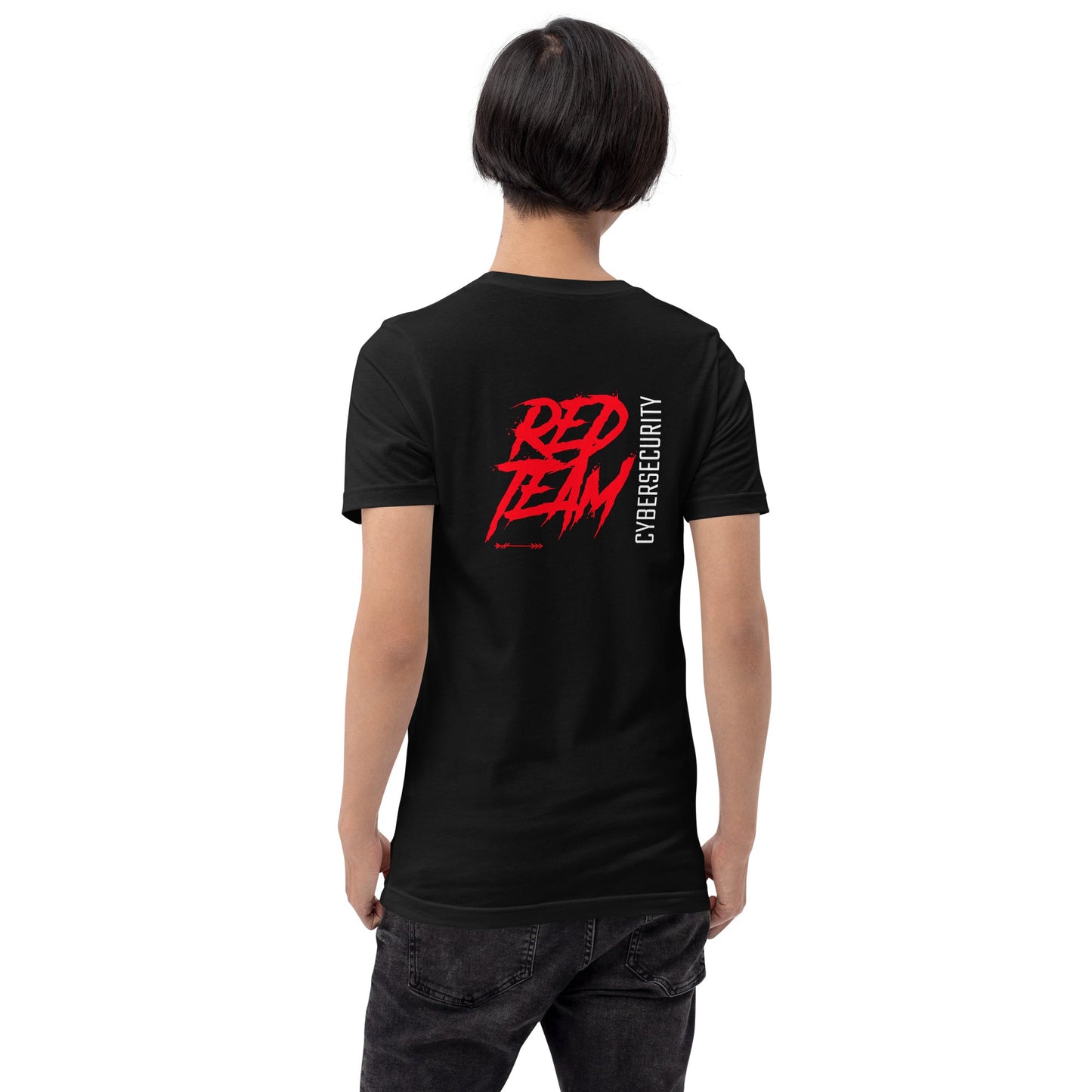 Cyber Security Red Team V6 - Unisex t-shirt ( Back Print ) by DarkByteGear