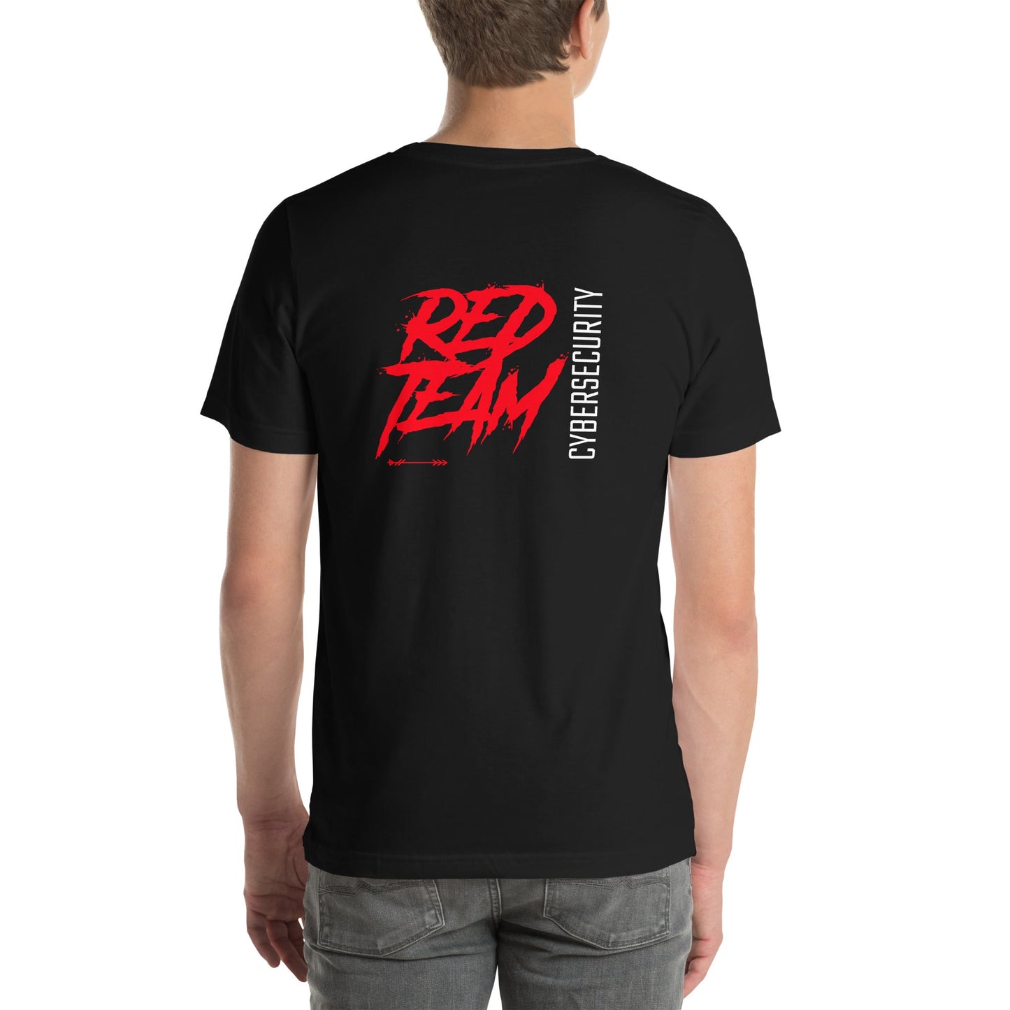 Cyber Security Red Team V6 - Unisex t-shirt ( Back Print ) by DarkByteGear