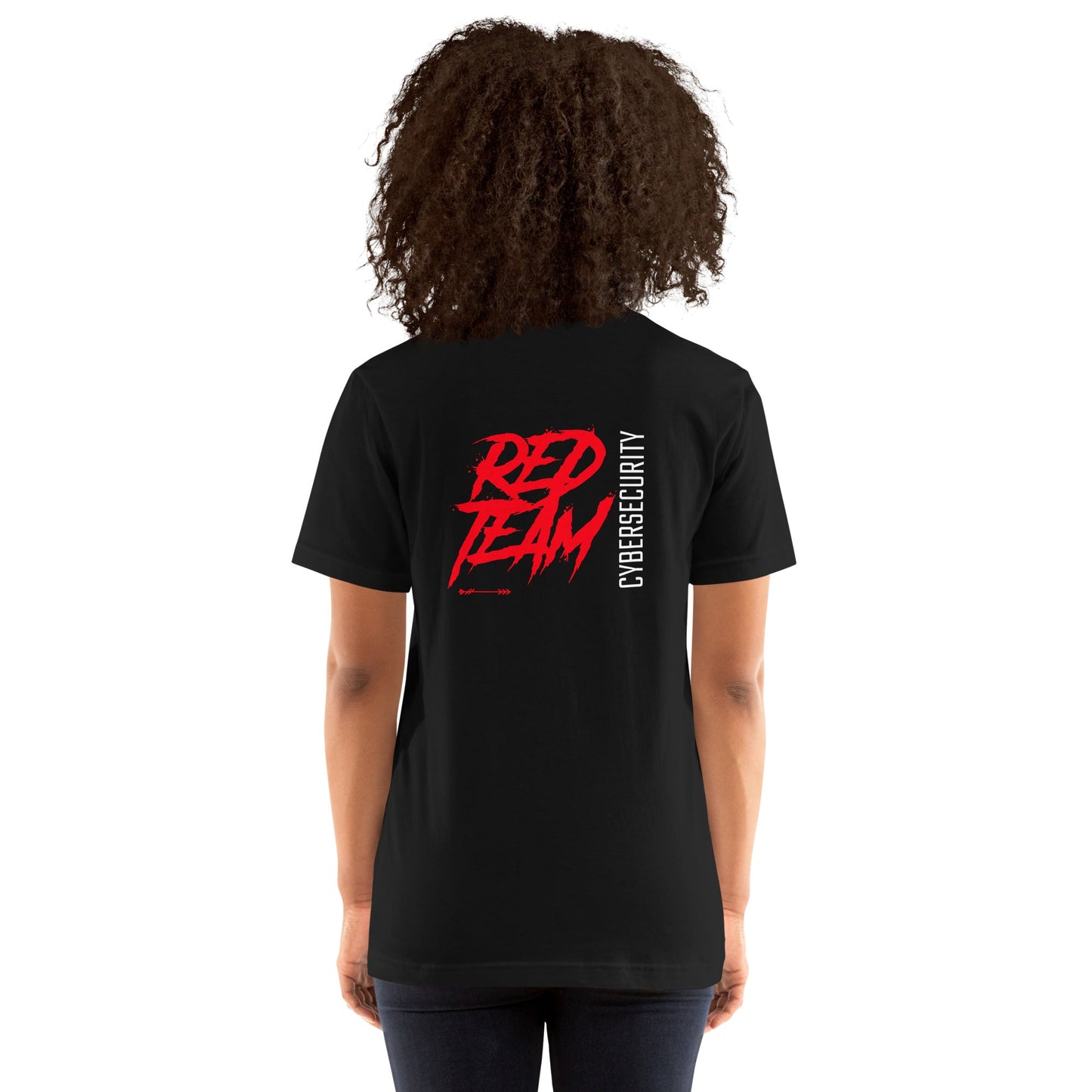Cyber Security Red Team V6 - Unisex t-shirt ( Back Print ) by DarkByteGear