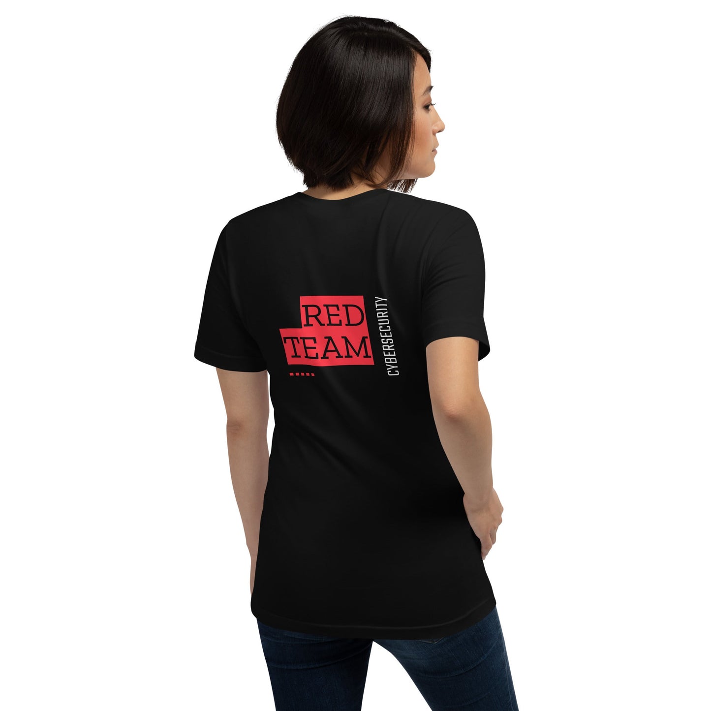 Cyber Security Red Team V13 - Unisex t-shirt ( Back Print ) by DarkByteGear