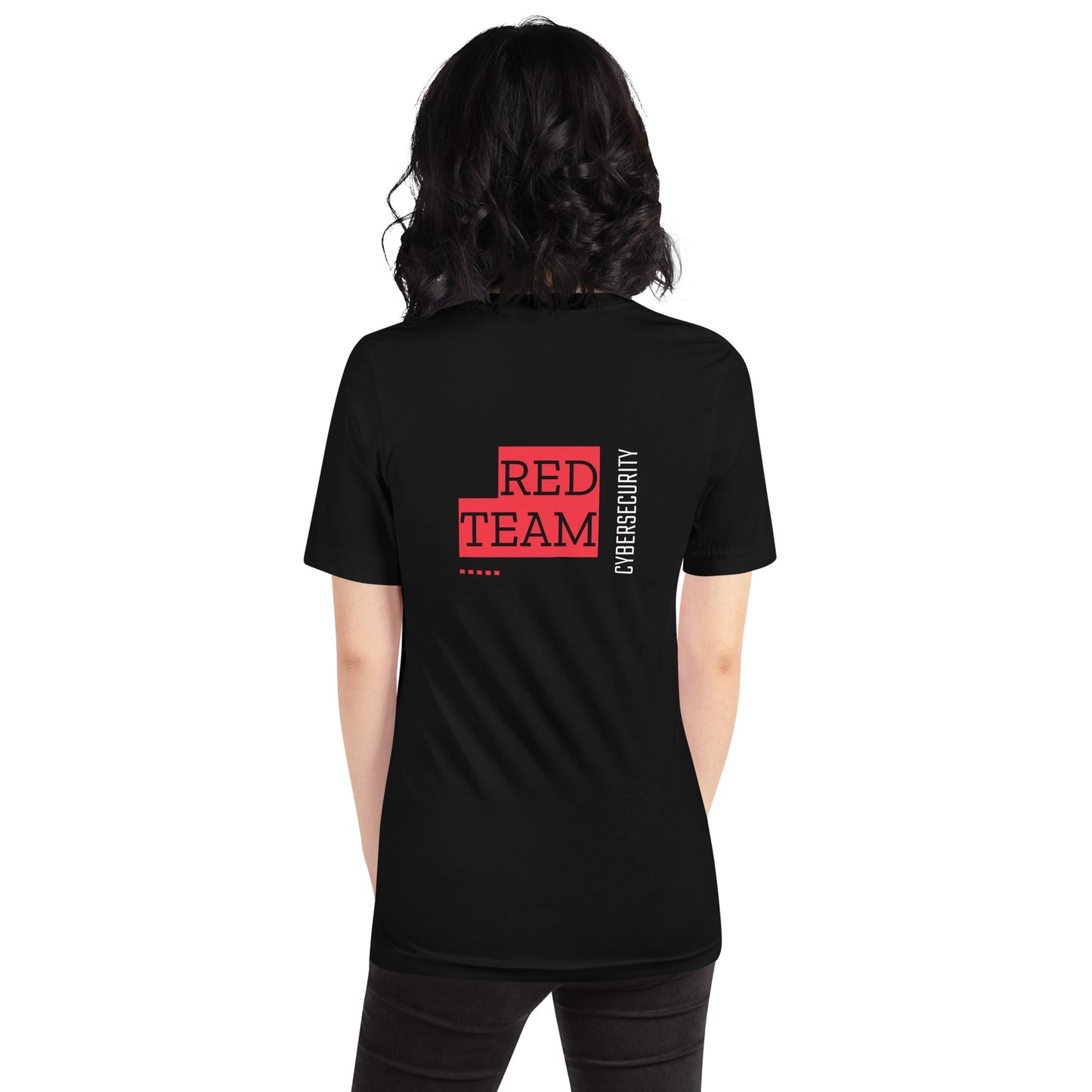 Cyber Security Red Team V13 - Unisex t-shirt ( Back Print ) by DarkByteGear