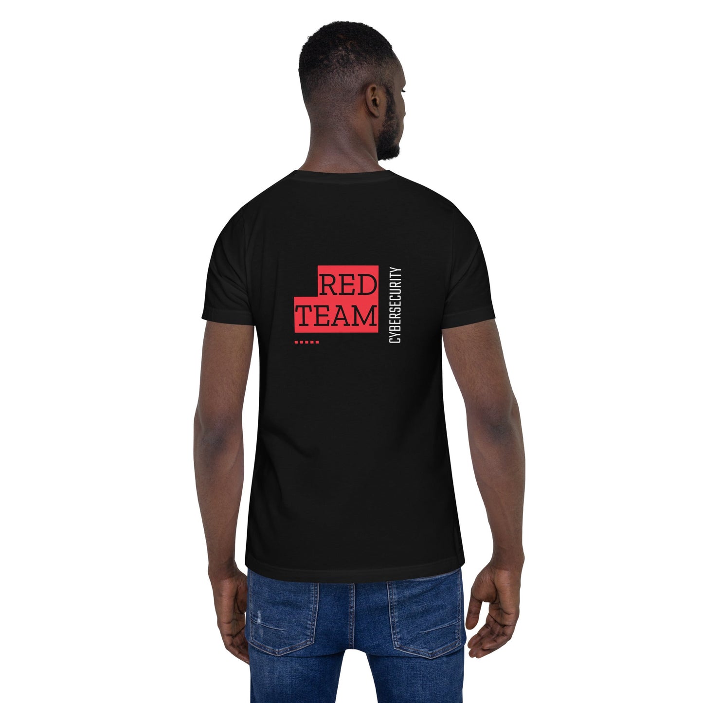 Cyber Security Red Team V13 - Unisex t-shirt ( Back Print ) by DarkByteGear