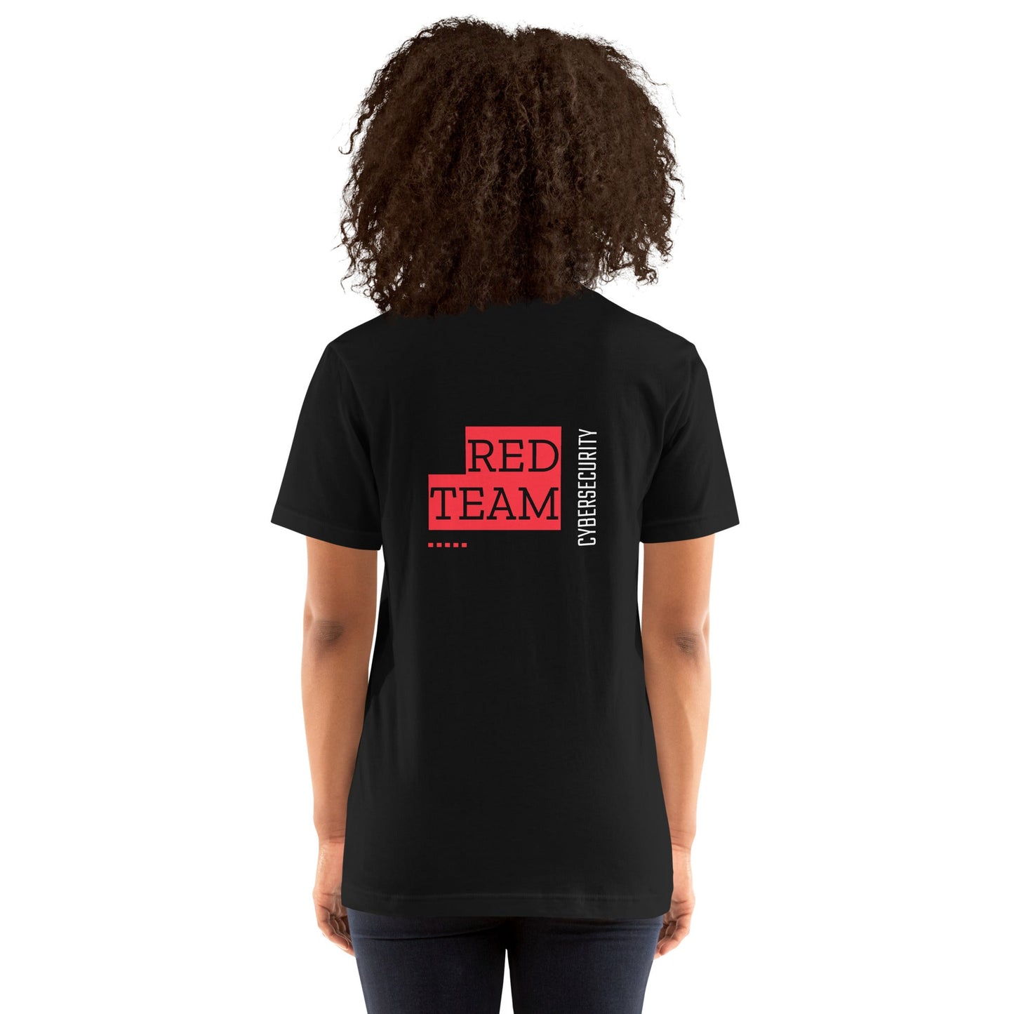 Cyber Security Red Team V13 - Unisex t-shirt ( Back Print ) by DarkByteGear