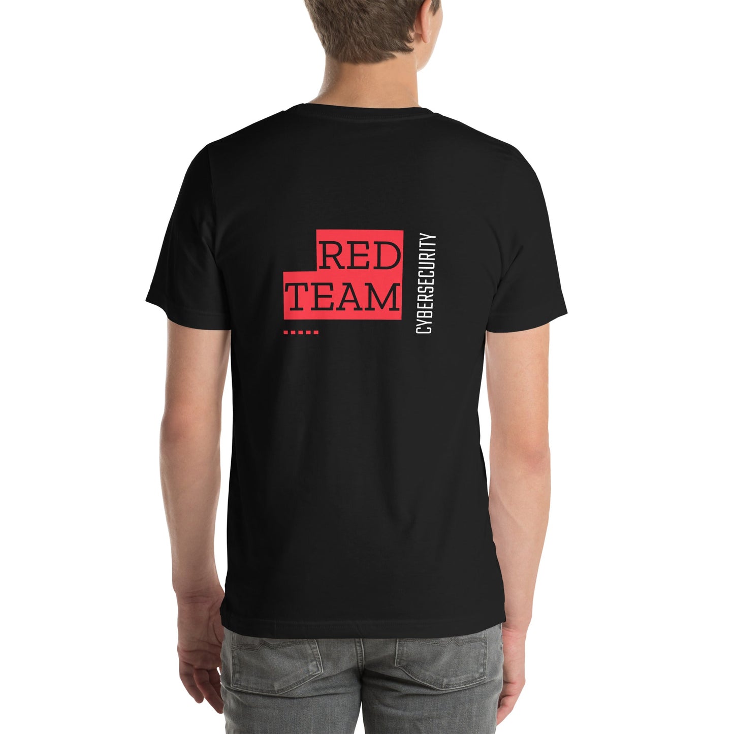 Cyber Security Red Team V13 - Unisex t-shirt ( Back Print ) by DarkByteGear