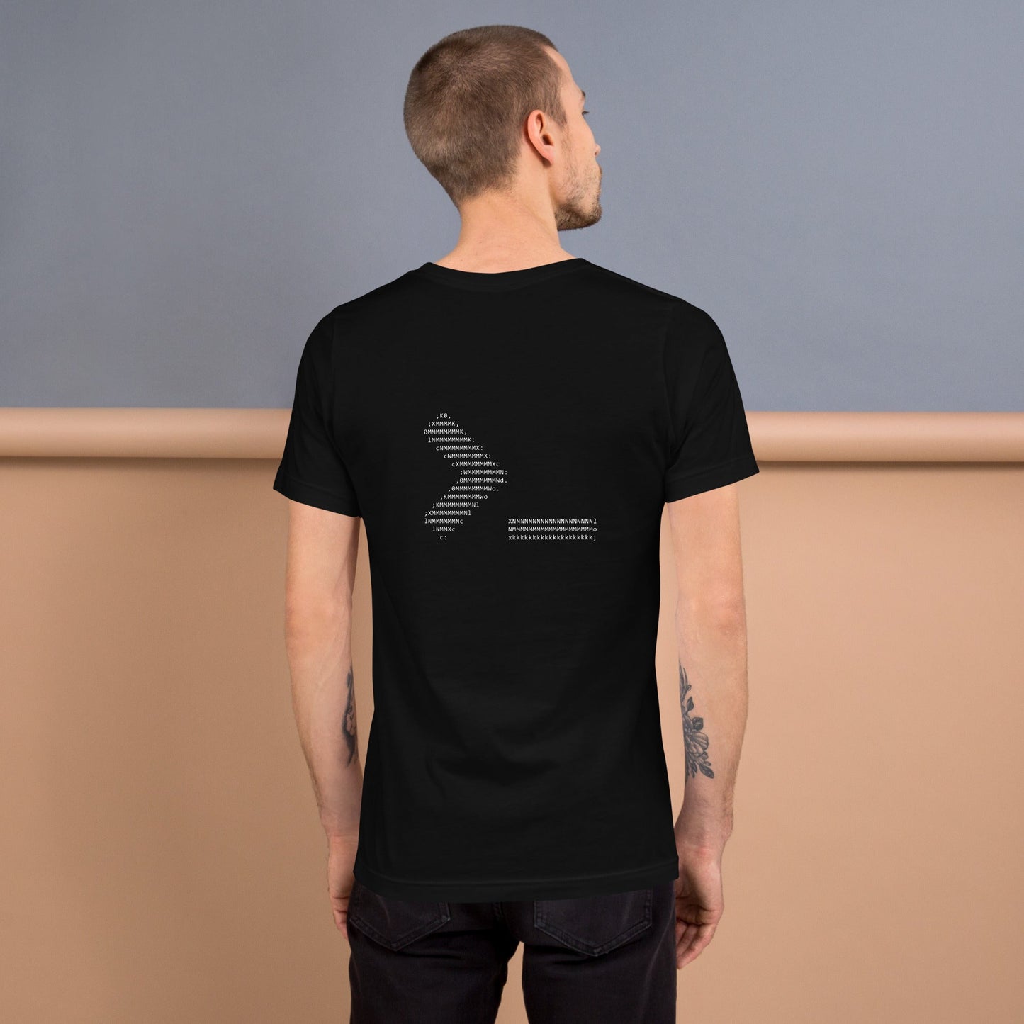 CLI - Unisex t-shirt ( Back Print ) by DarkByteGear