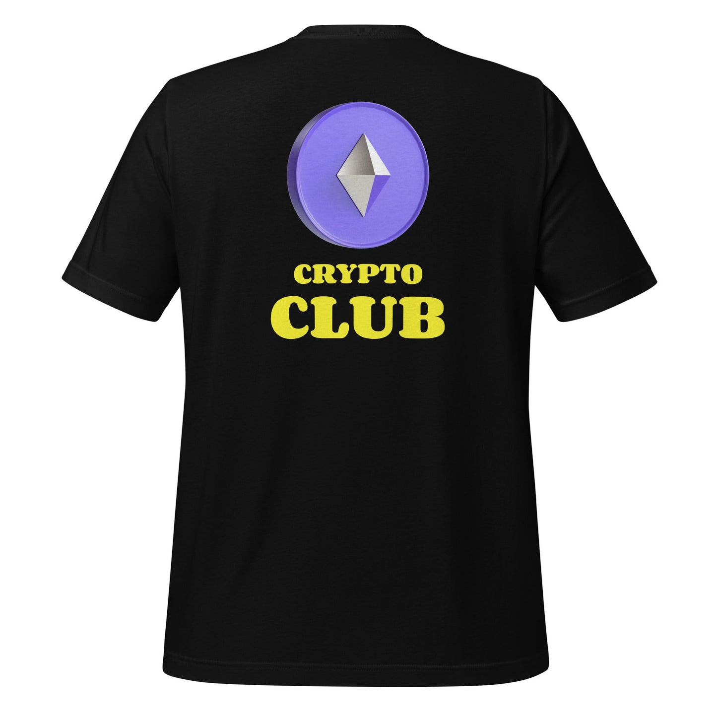 Crypto Club V2 - Unisex t-shirt ( Back Print ) by DarkByteGear
