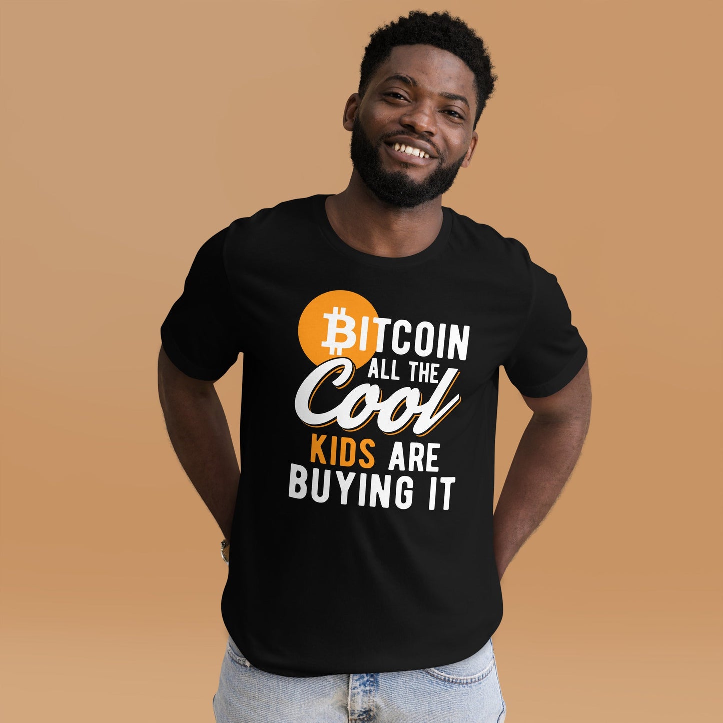 Bitcoin All the cool kids are buying it Unisex t-shirt by DarkByteGear