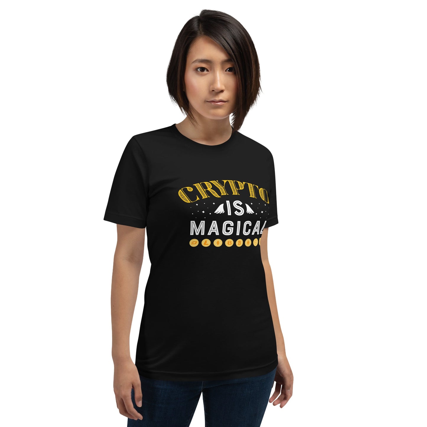 Crypto is Magical Unisex t-shirt by DarkByteGear