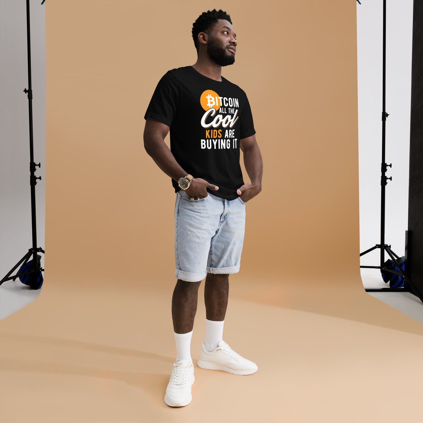 Bitcoin All the cool kids are buying it Unisex t-shirt by DarkByteGear