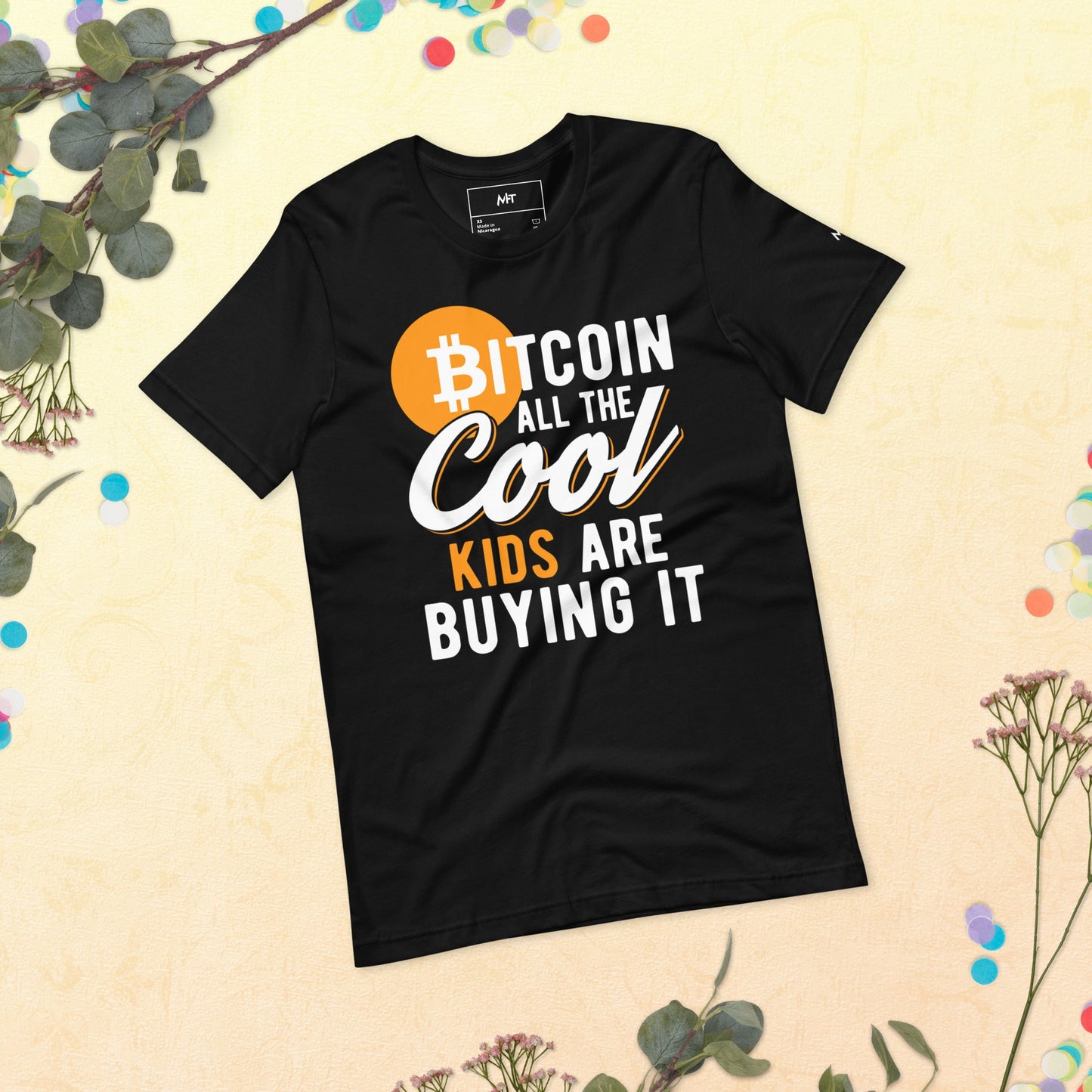 Bitcoin All the cool kids are buying it Unisex t-shirt by DarkByteGear
