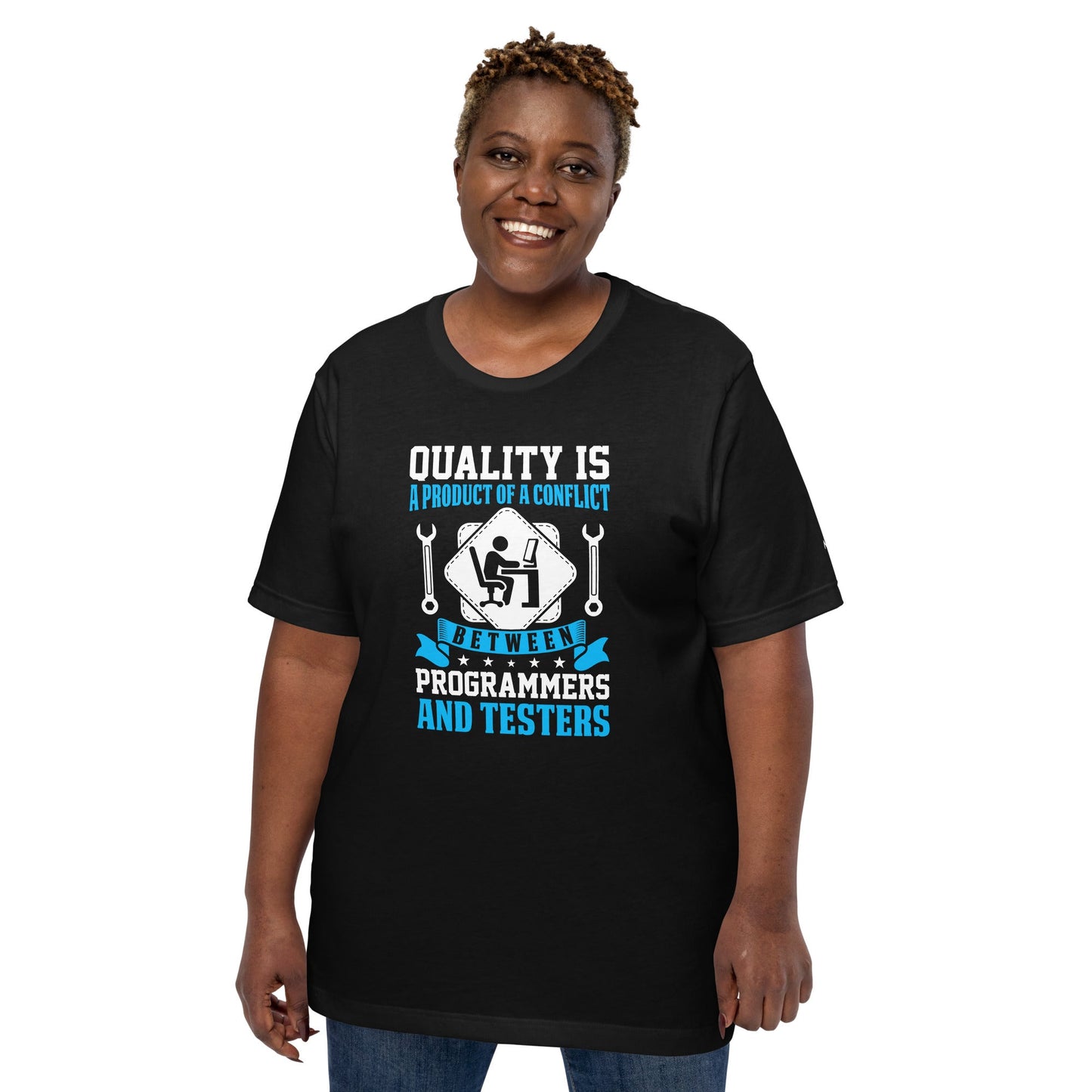 Quality is a Product of a conflict -Unisex t-shirt by DarkByteGear