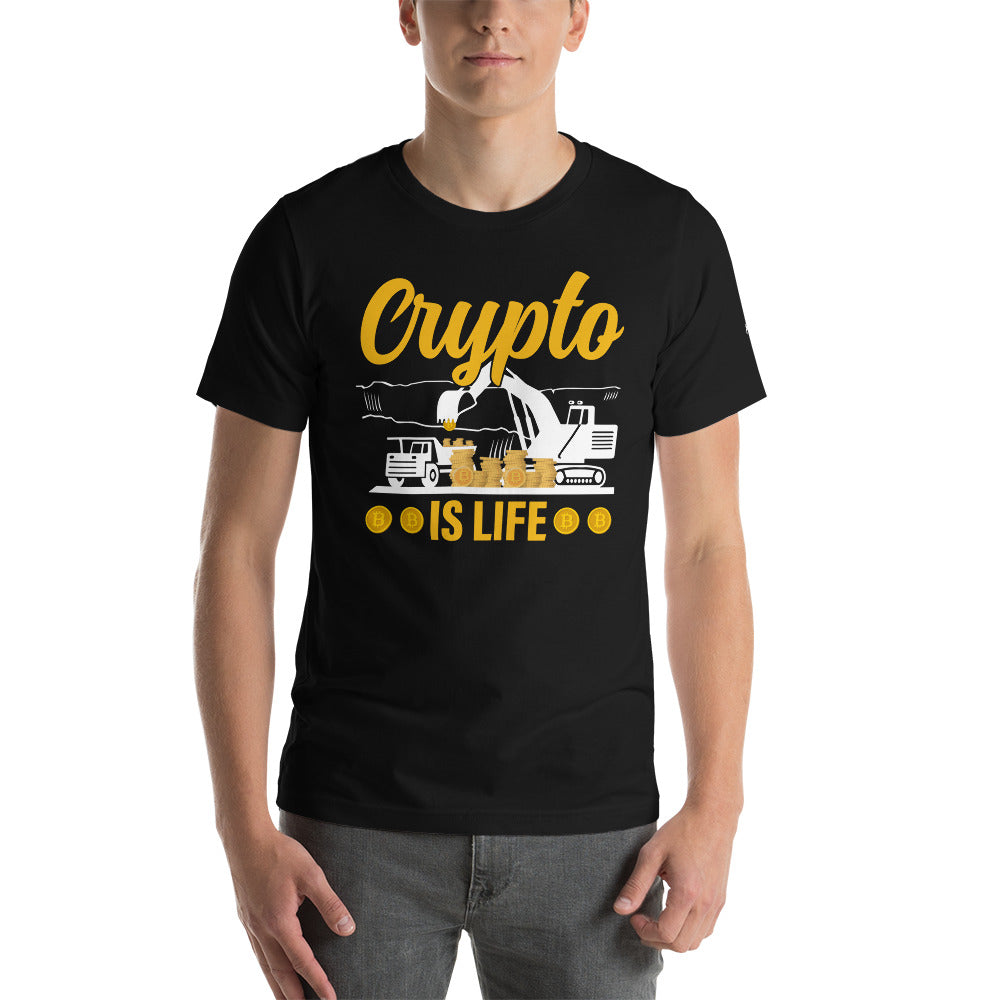 Crypto is Life - Unisex t-shirt by DarkByteGear
