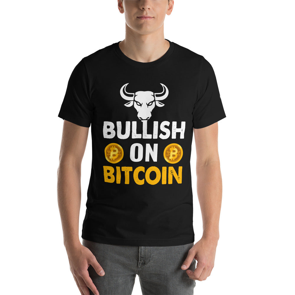 Bullish On Bitcoin - Unisex t-shirt by DarkByteGear