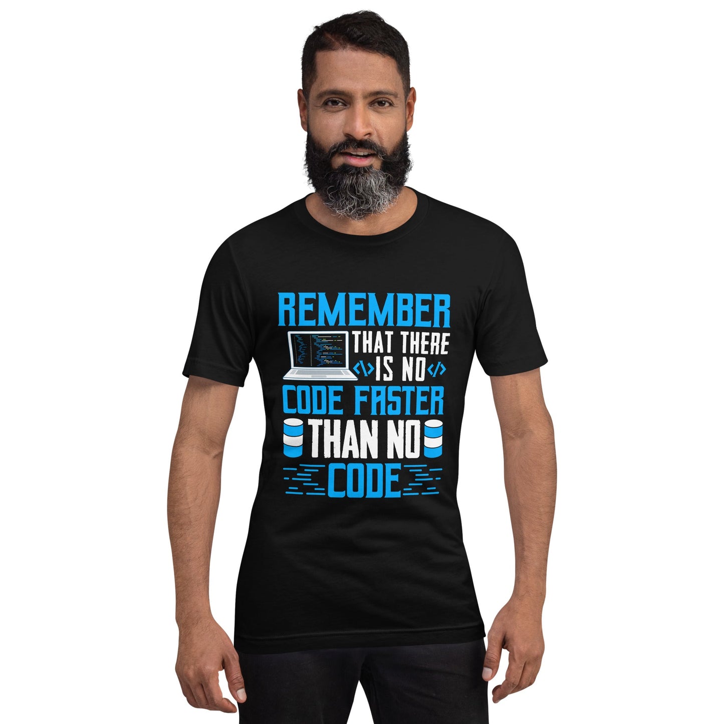 Remember! There is no code - Unisex t-shirt by DarkByteGear