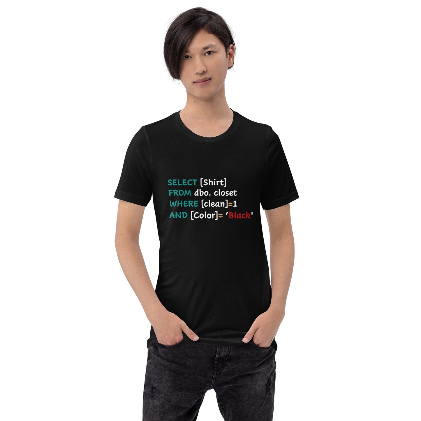 Select Shirt from dbo. closet (Mahfuz) Unisex t-shirt by DarkByteGear