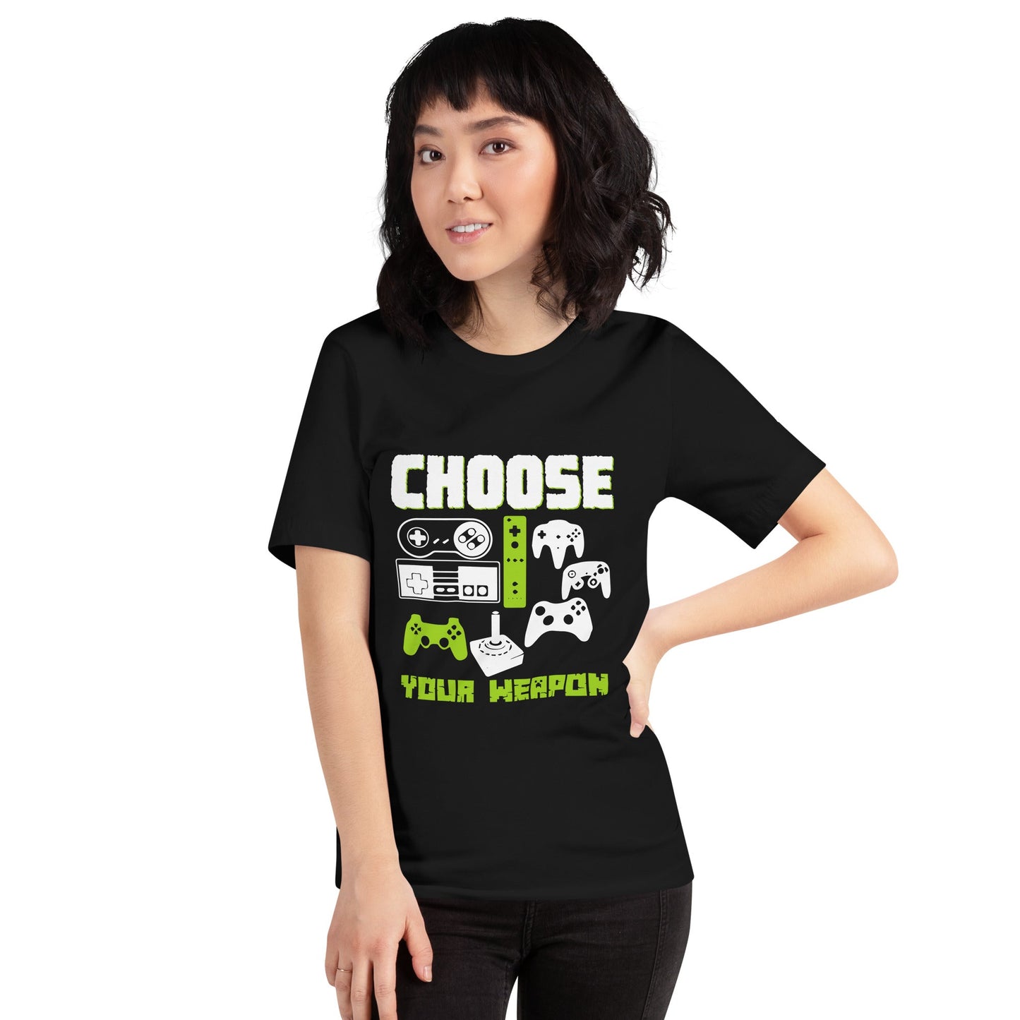 Choose Your Weapons - Unisex t-shirt by DarkByteGear