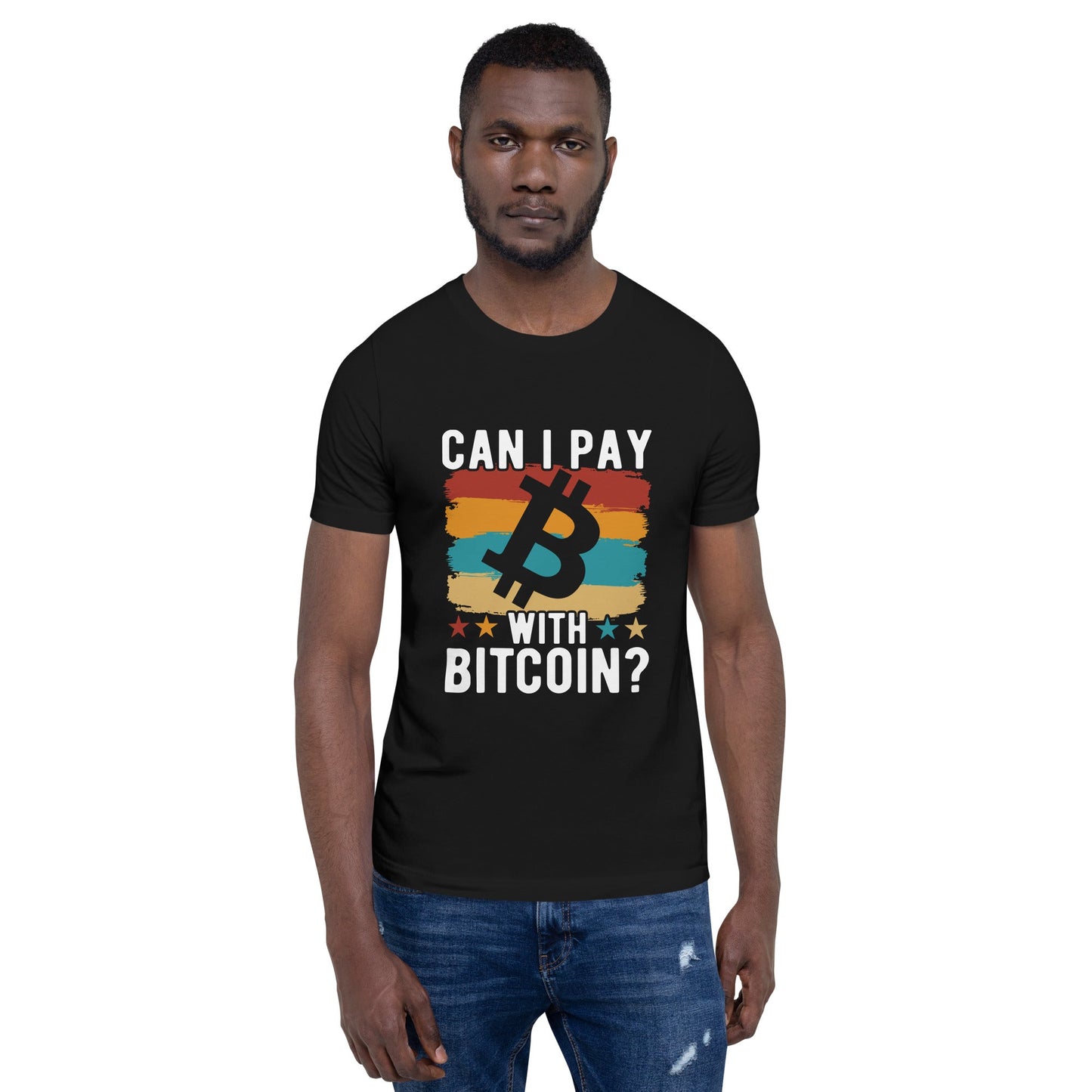Can I pay with Bitcoin - Unisex t-shirt by DarkByteGear