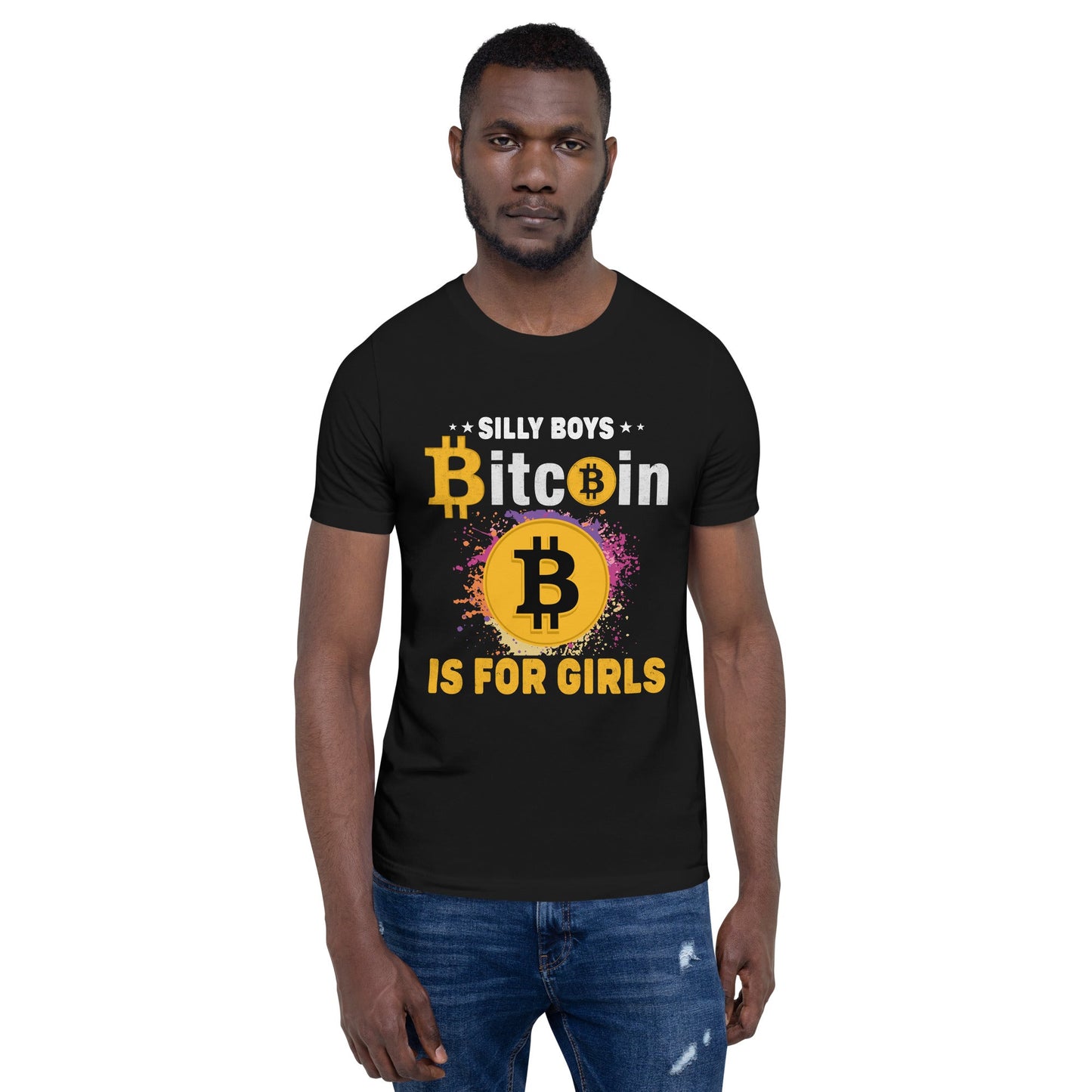 *Silly Boys* : BTC is for Girls - Unisex t-shirt by DarkByteGear