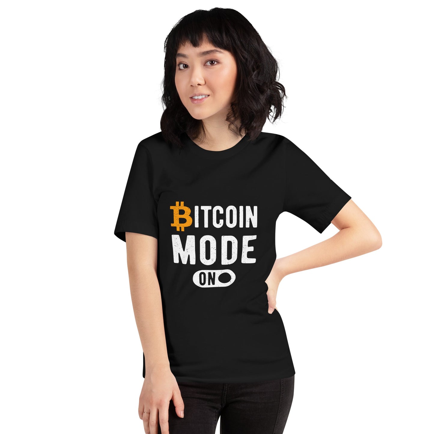 Bitcoin Mode is On - Unisex t-shirt by DarkByteGear