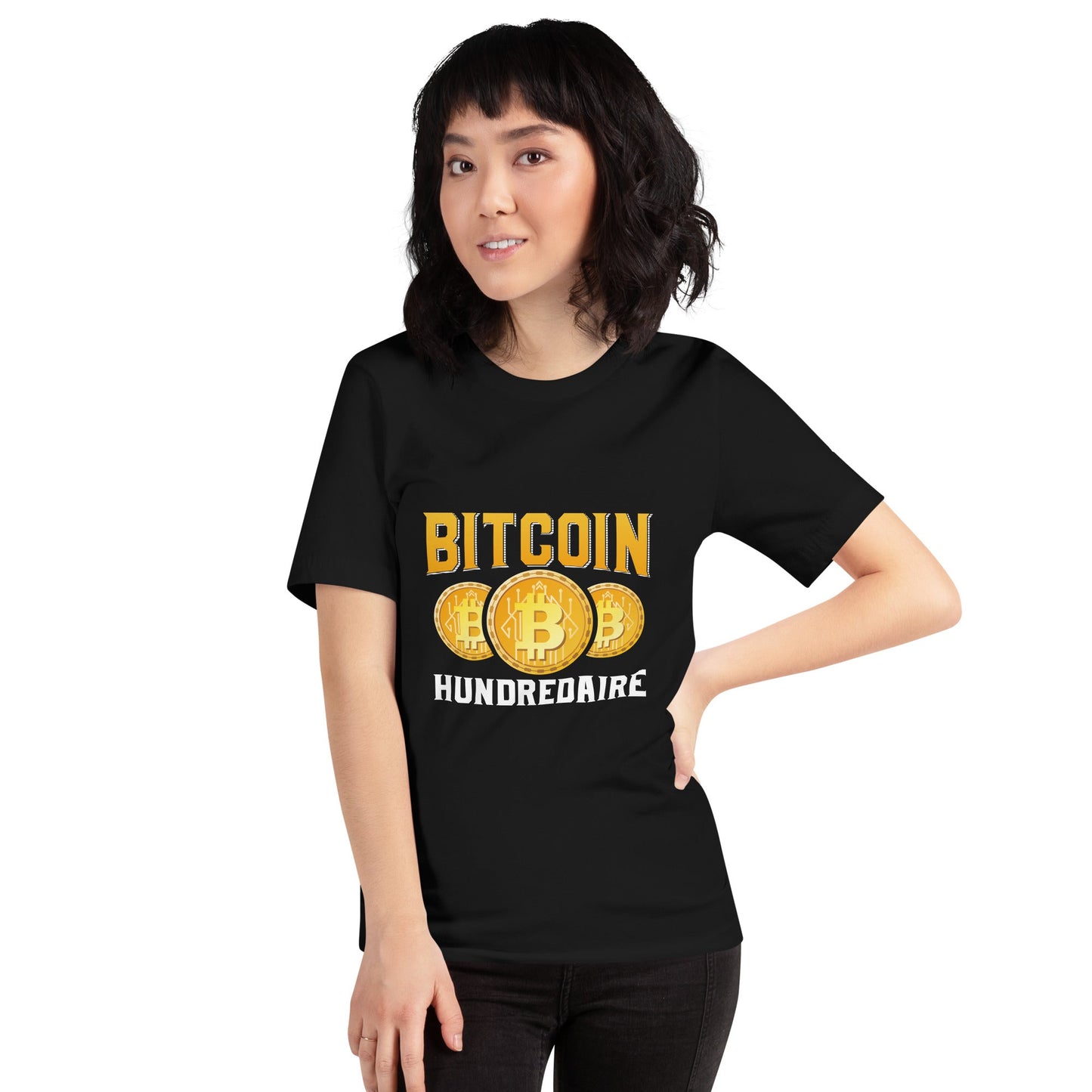 Bitcoin Hundredaire - Unisex t-shirt by DarkByteGear