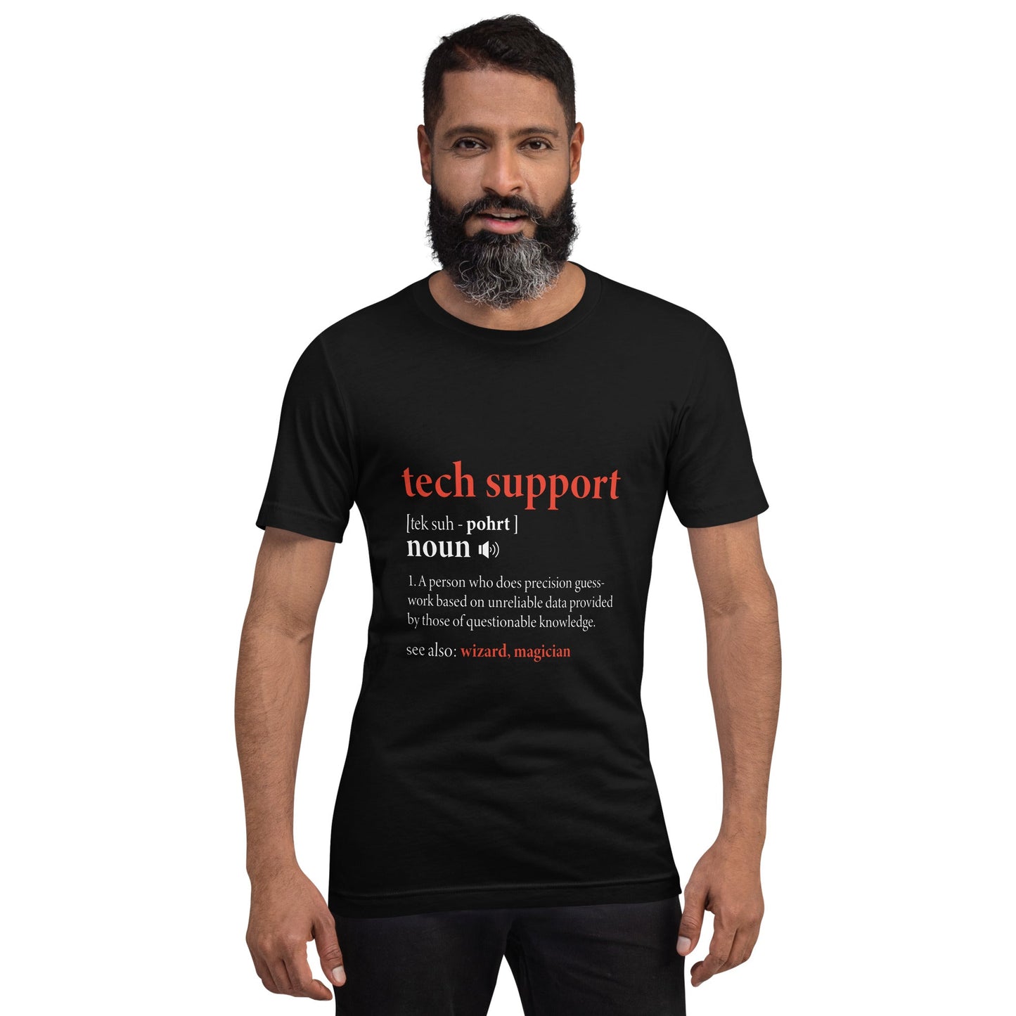 Tech Support Definition - Unisex t-shirt by DarkByteGear