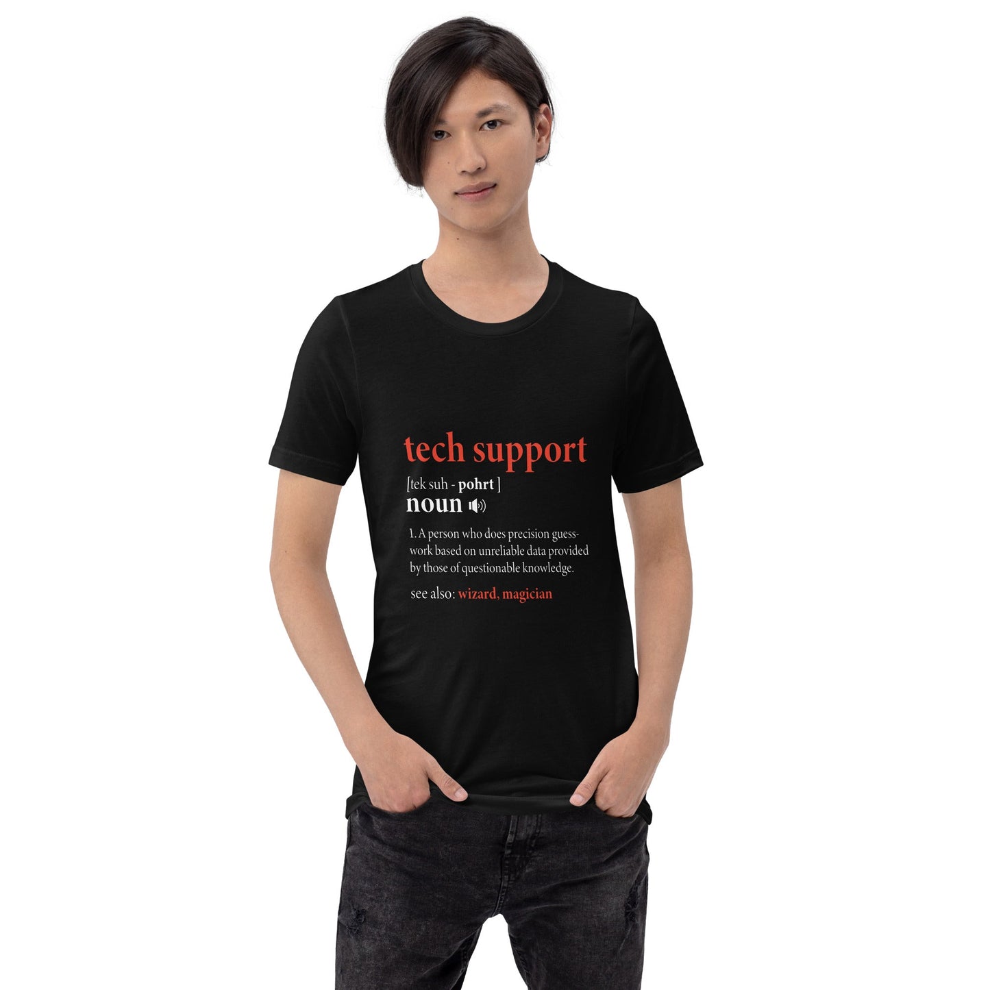 Tech Support Definition - Unisex t-shirt by DarkByteGear