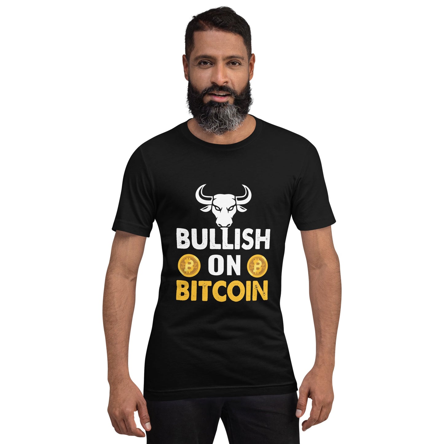 Bullish On Bitcoin - Unisex t-shirt by DarkByteGear