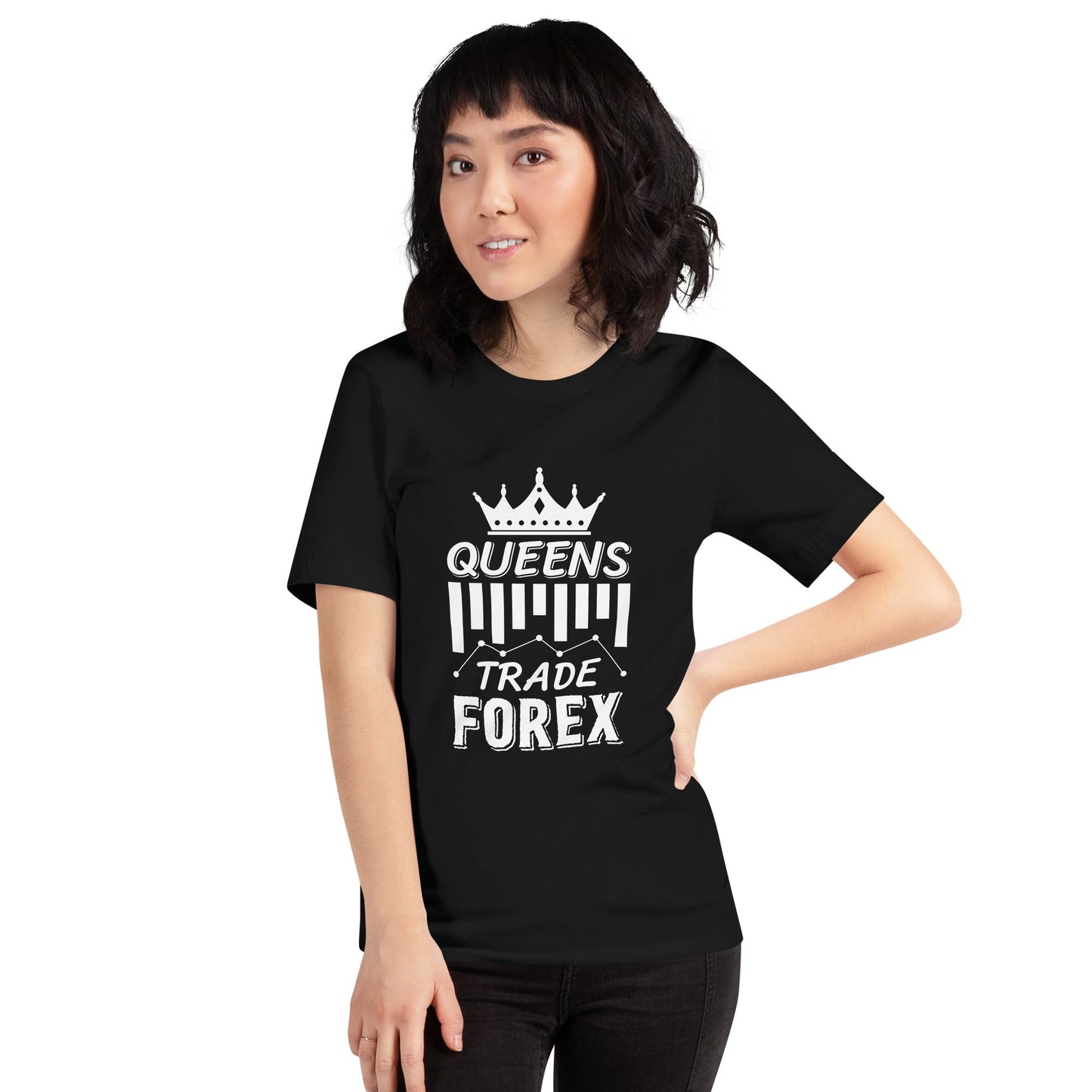 Queens Trade Forex - Unisex t-shirt by DarkByteGear