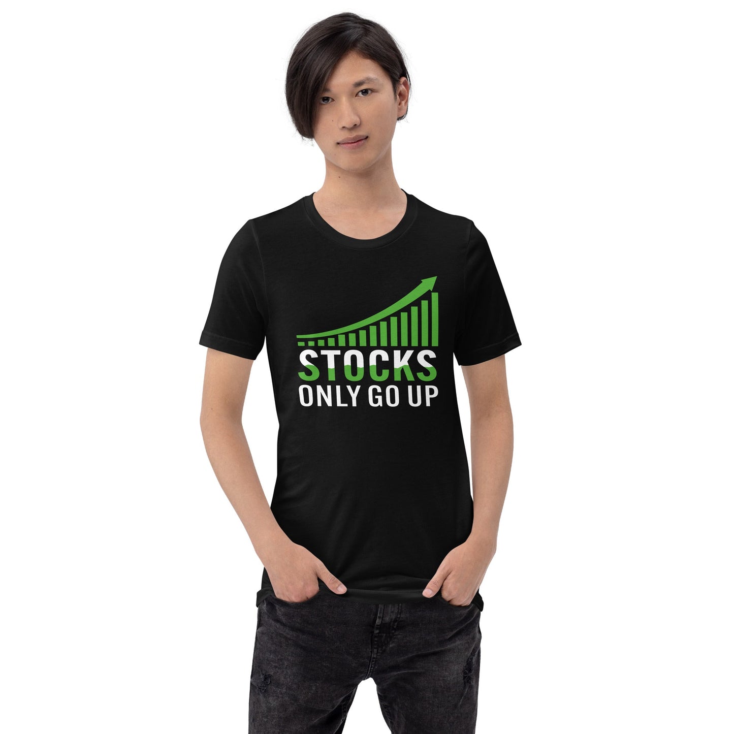Stocks only Go up - Unisex t-shirt by DarkByteGear