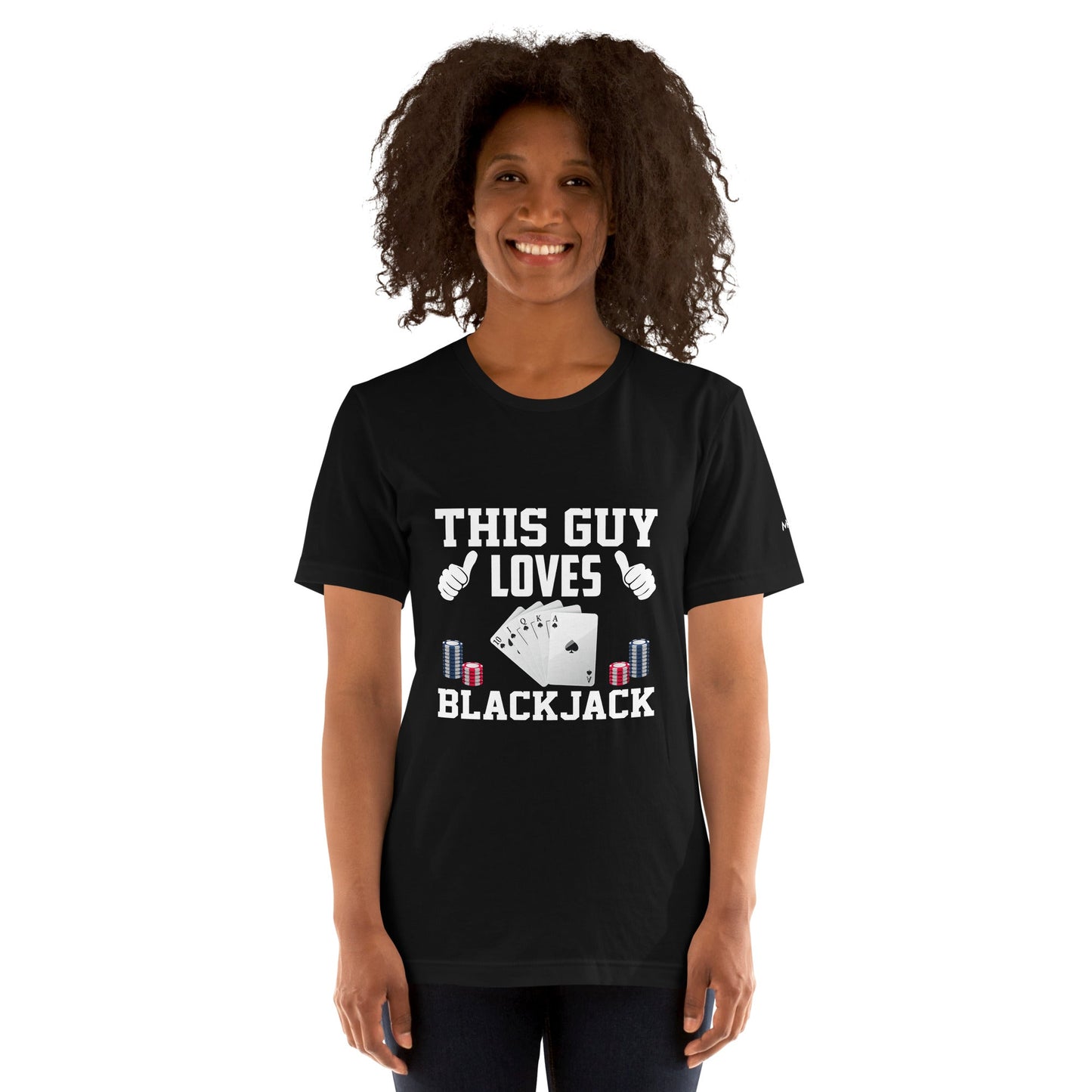 This Guy Loves Black Jack V1 - Unisex t-shirt by DarkByteGear