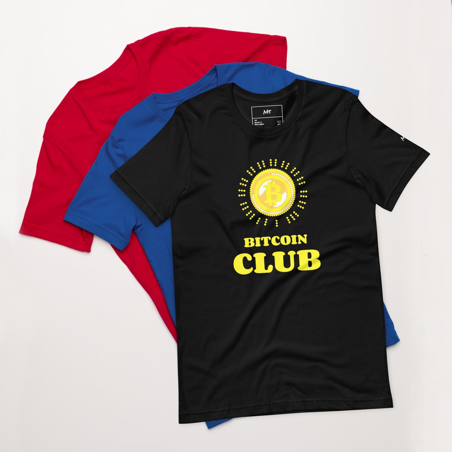 BITCOIN CLUB - Unisex t-shirt by DarkByteGear