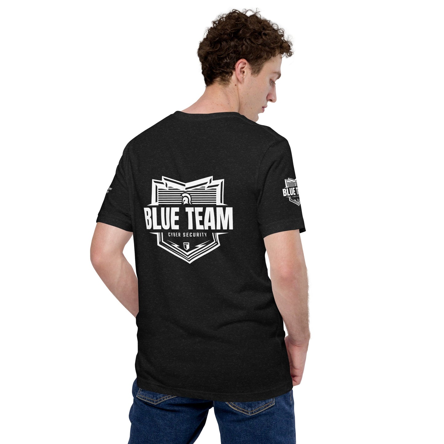 Cyber Security Blue Team V1 - Unisex t-shirt ( Back Print ) by DarkByteGear