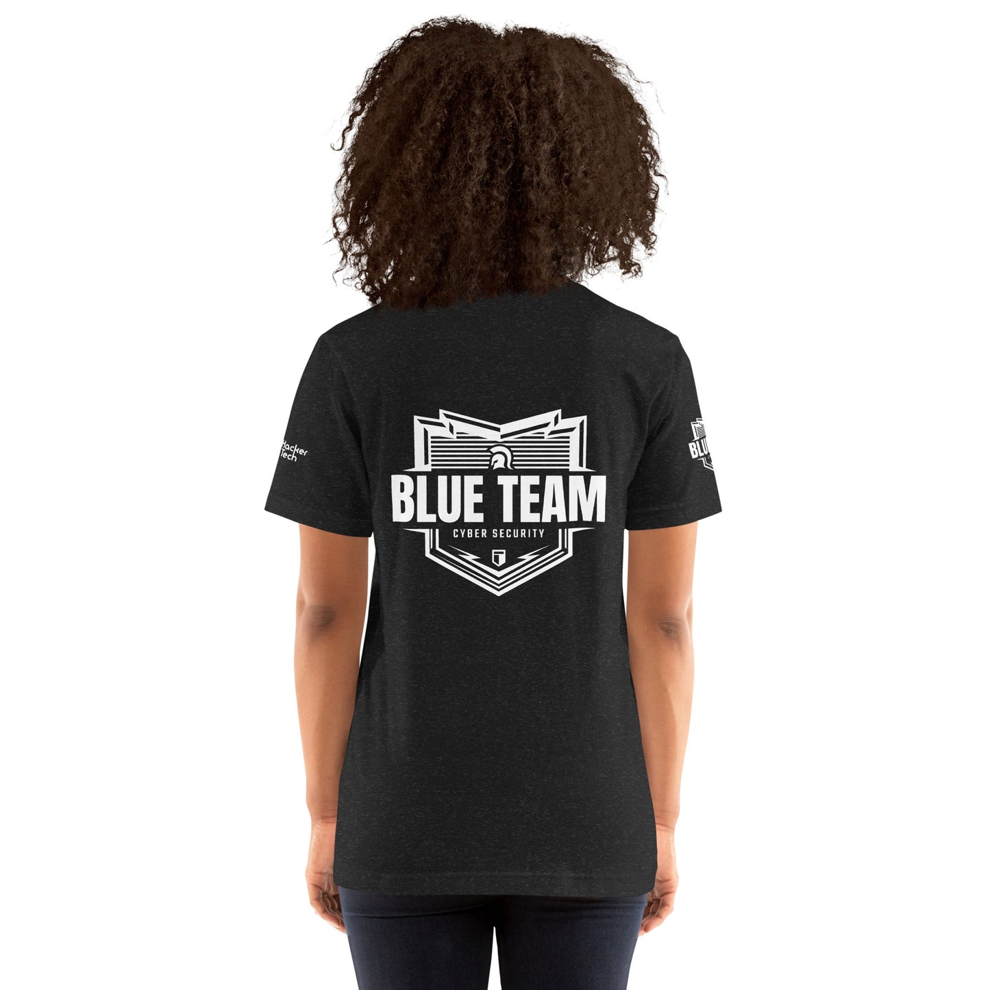 Cyber Security Blue Team V1 - Unisex t-shirt ( Back Print ) by DarkByteGear