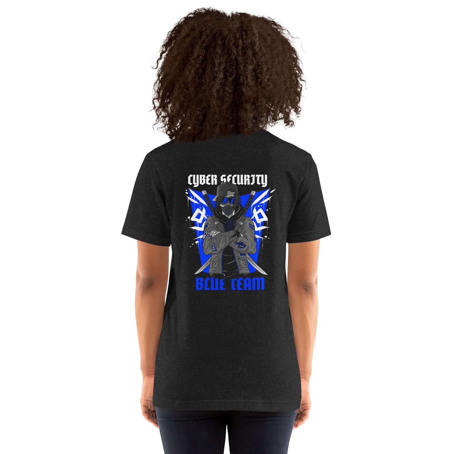 Cyber Security Blue Team V3 - Unisex t-shirt ( Back Print ) by DarkByteGear