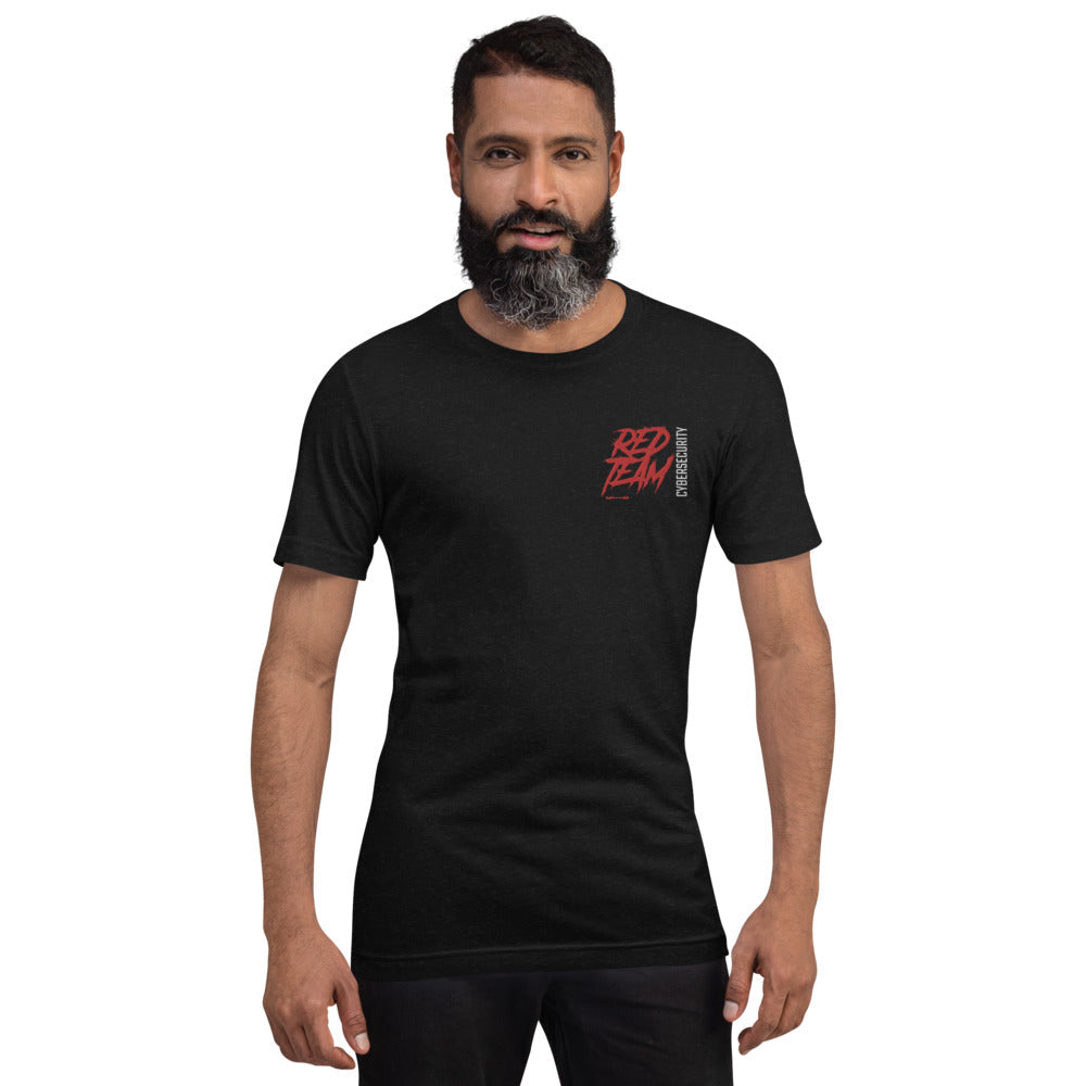 Cyber Security Red Team V10 - Short-sleeve unisex t-shirt ( embroidered ) by DarkByteGear
