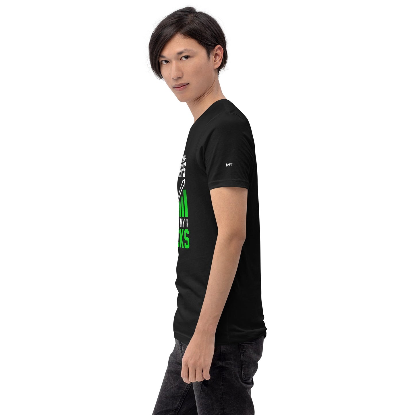 Some Check their followers; I Check my Stocks - Unisex t-shirt by DarkByteGear