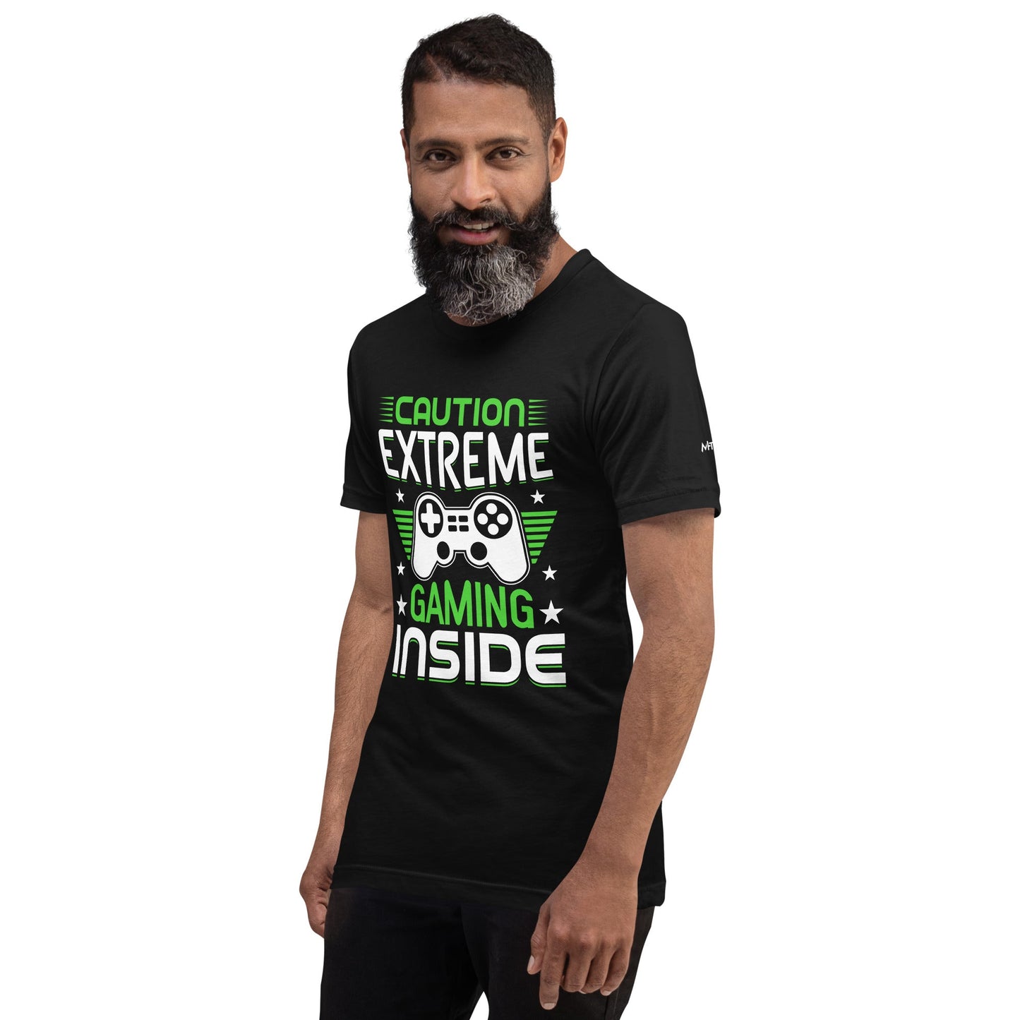 Caution extreme gaming inside - Unisex t-shirt by DarkByteGear
