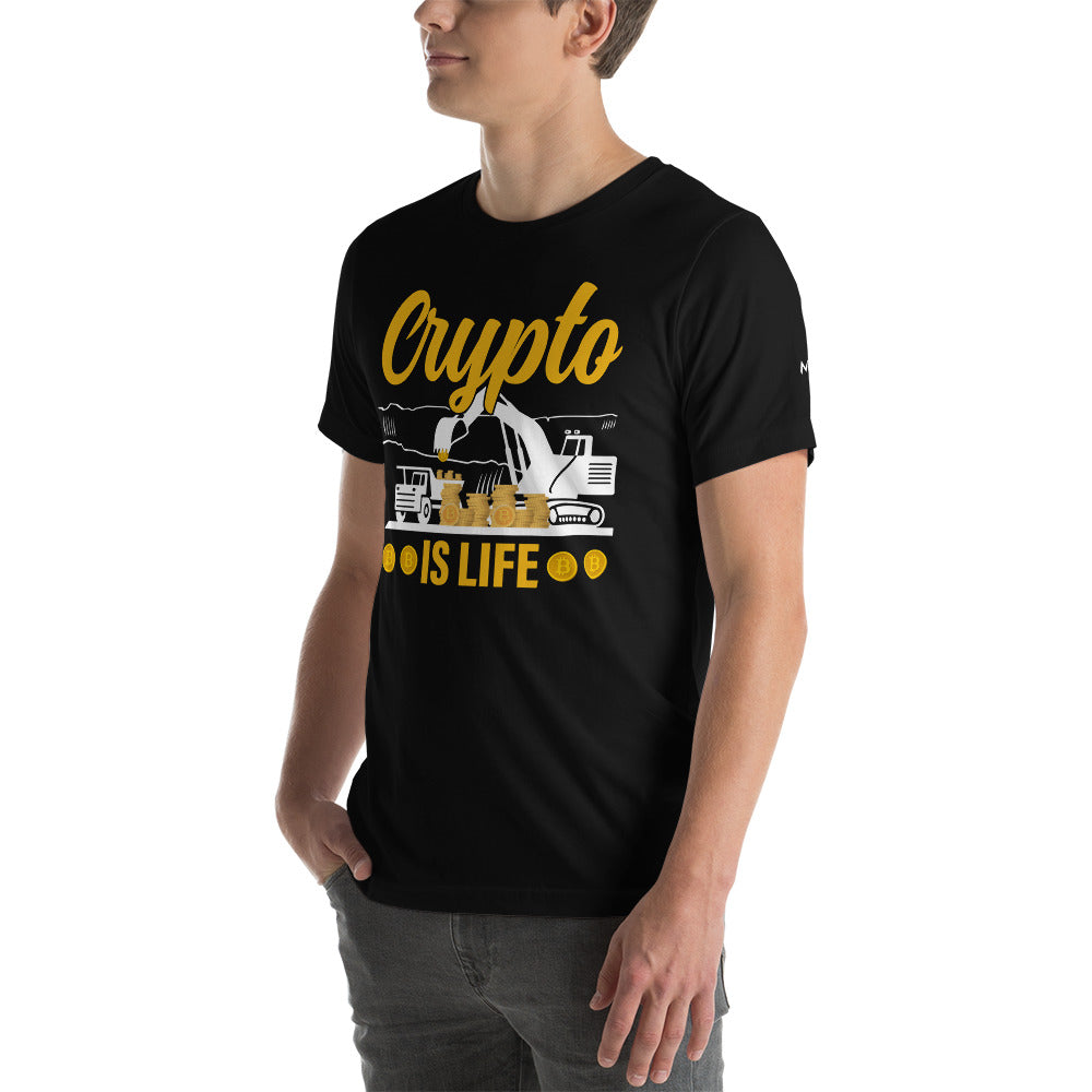 Crypto is Life - Unisex t-shirt by DarkByteGear