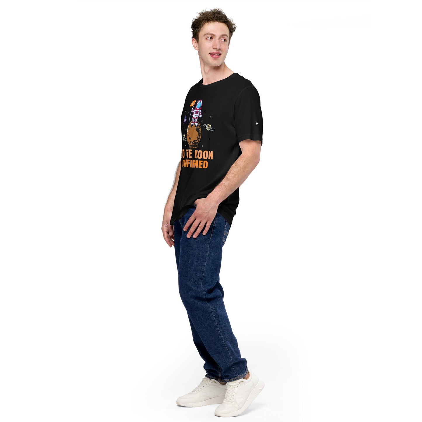 To The Moon Confirmed Unisex t-shirt by DarkByteGear