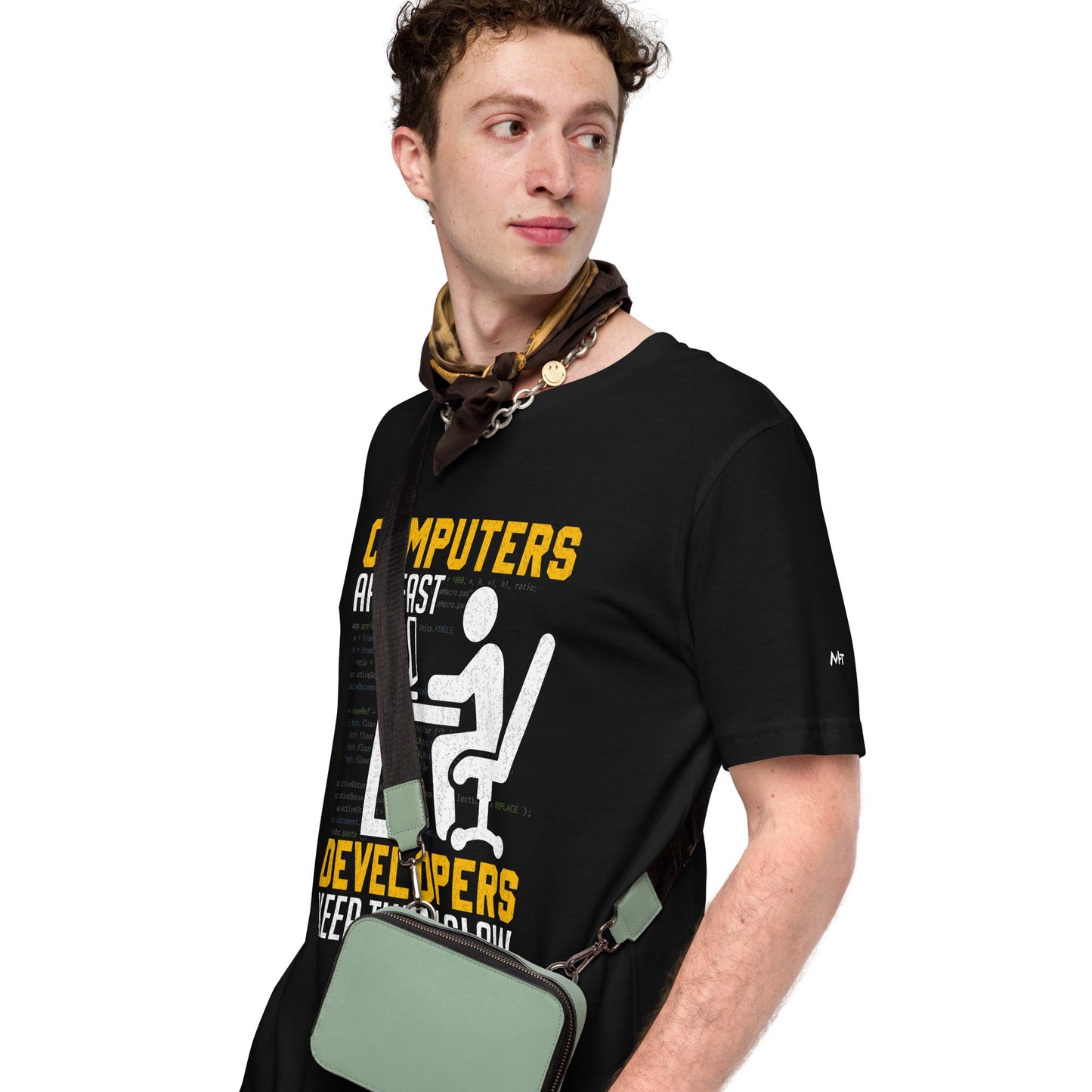 Computers are Fast, Developers make them Slow - Unisex t-shirt by DarkByteGear