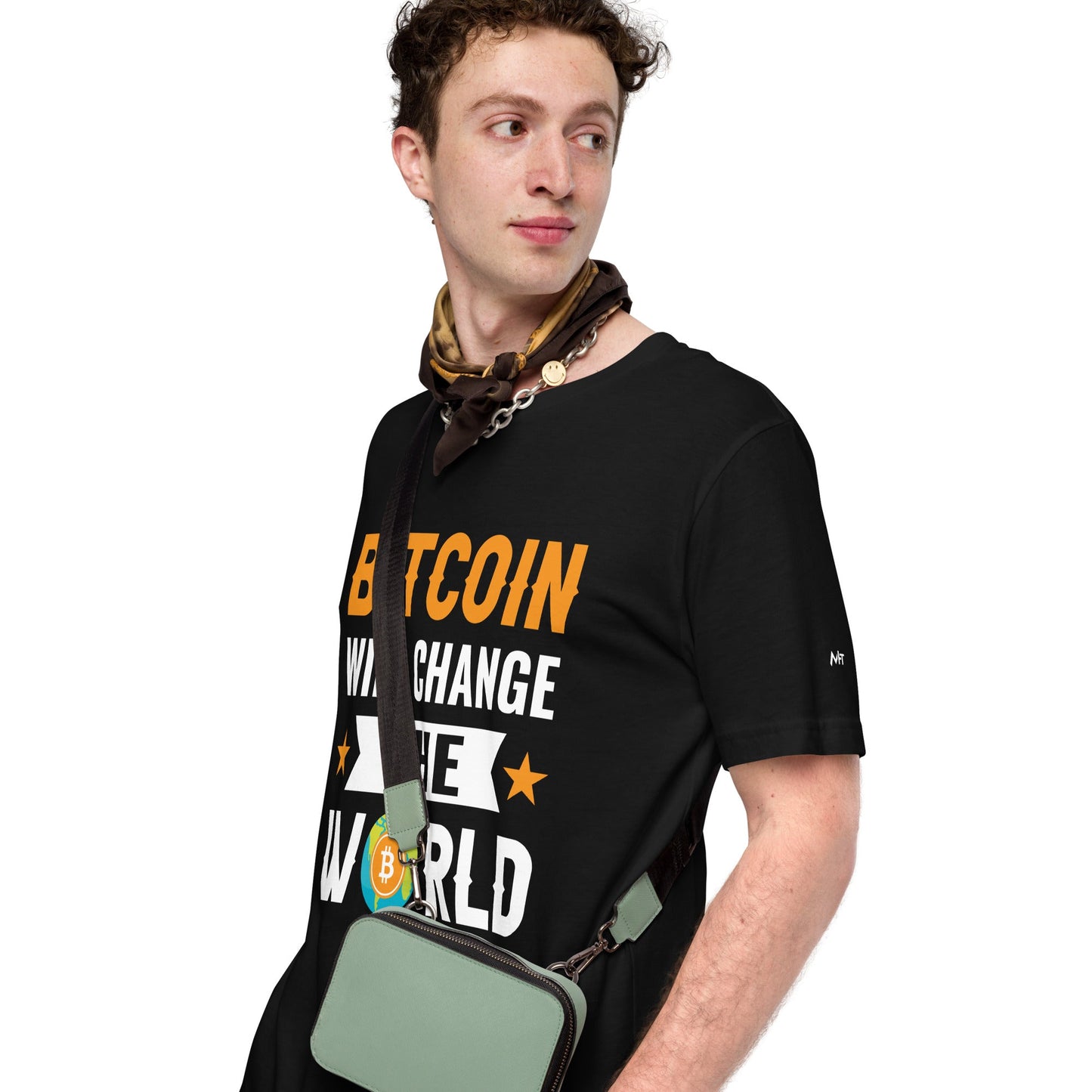 Bitcoin will change the World Unisex t-shirt by DarkByteGear