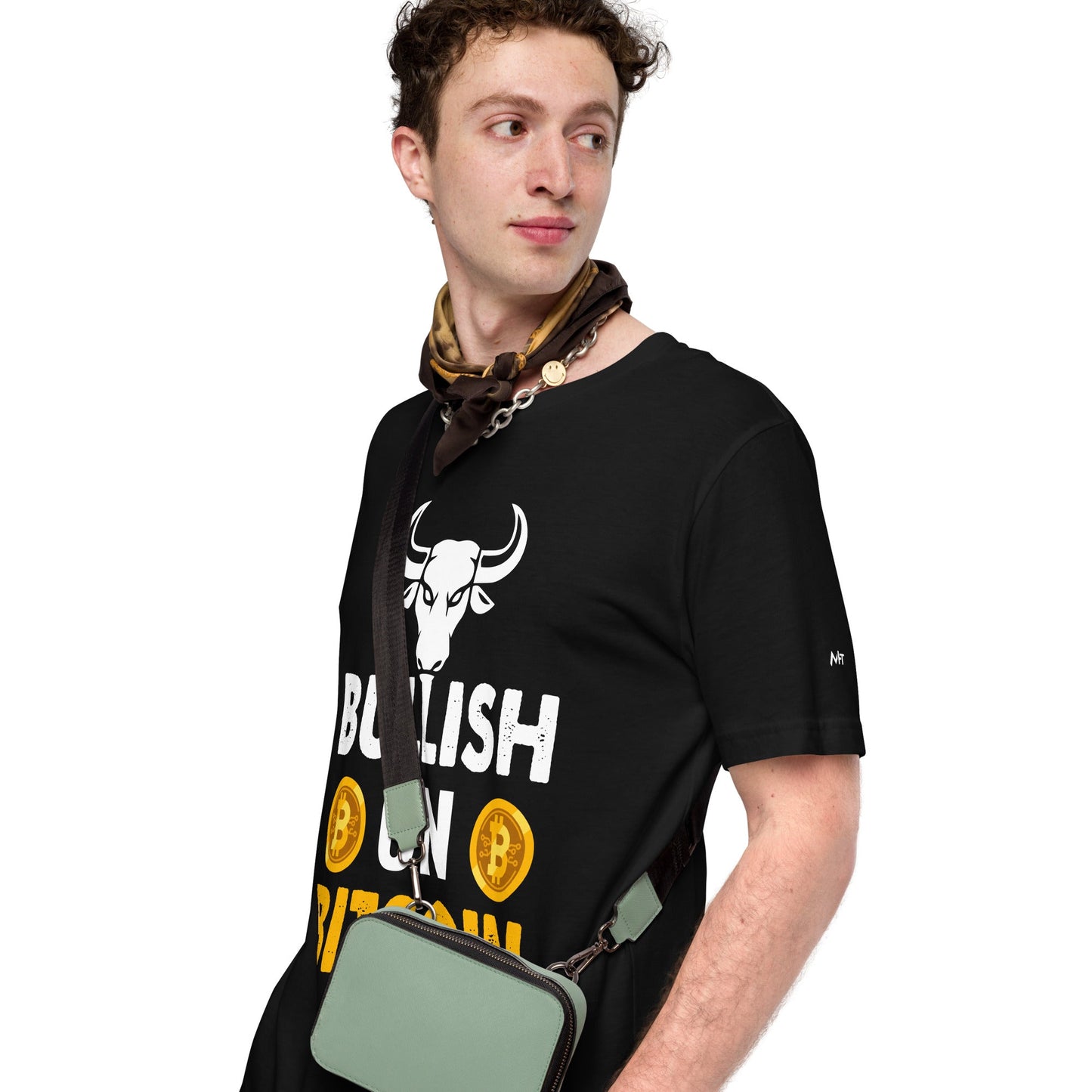 Bullish On Bitcoin - Unisex t-shirt by DarkByteGear